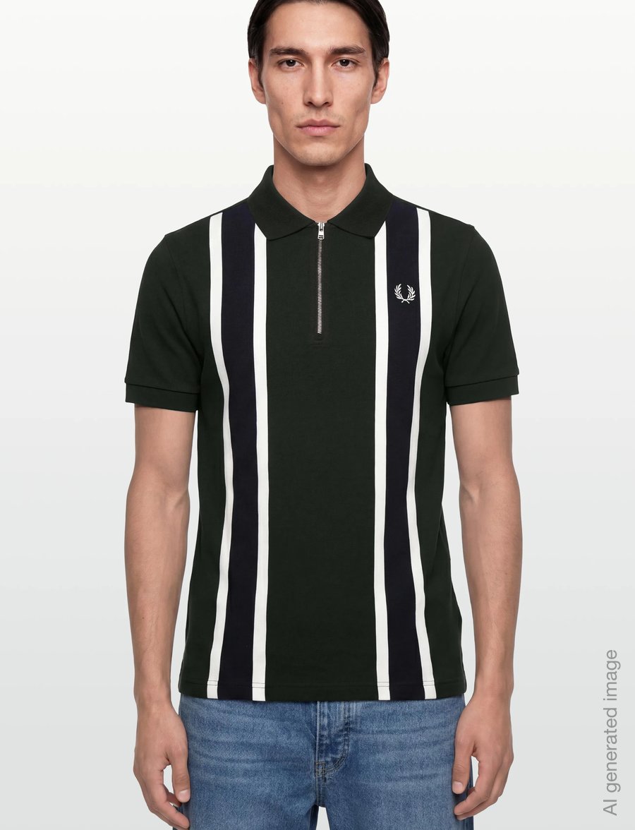 Fred Perry - TRAMLINE POLO SHIRT - lühikeste varrukatega polod - night green - 3