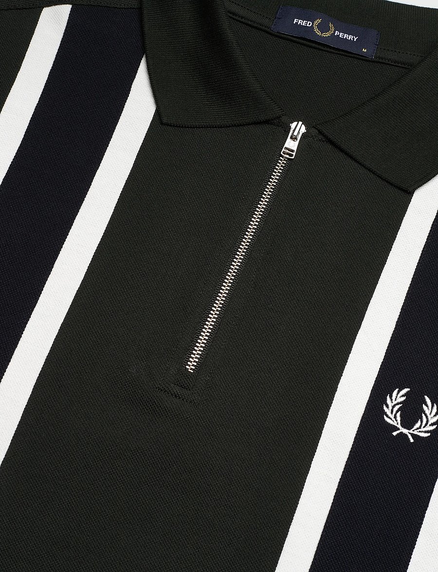 Fred Perry - TRAMLINE POLO SHIRT - lühikeste varrukatega polod - night green - 5