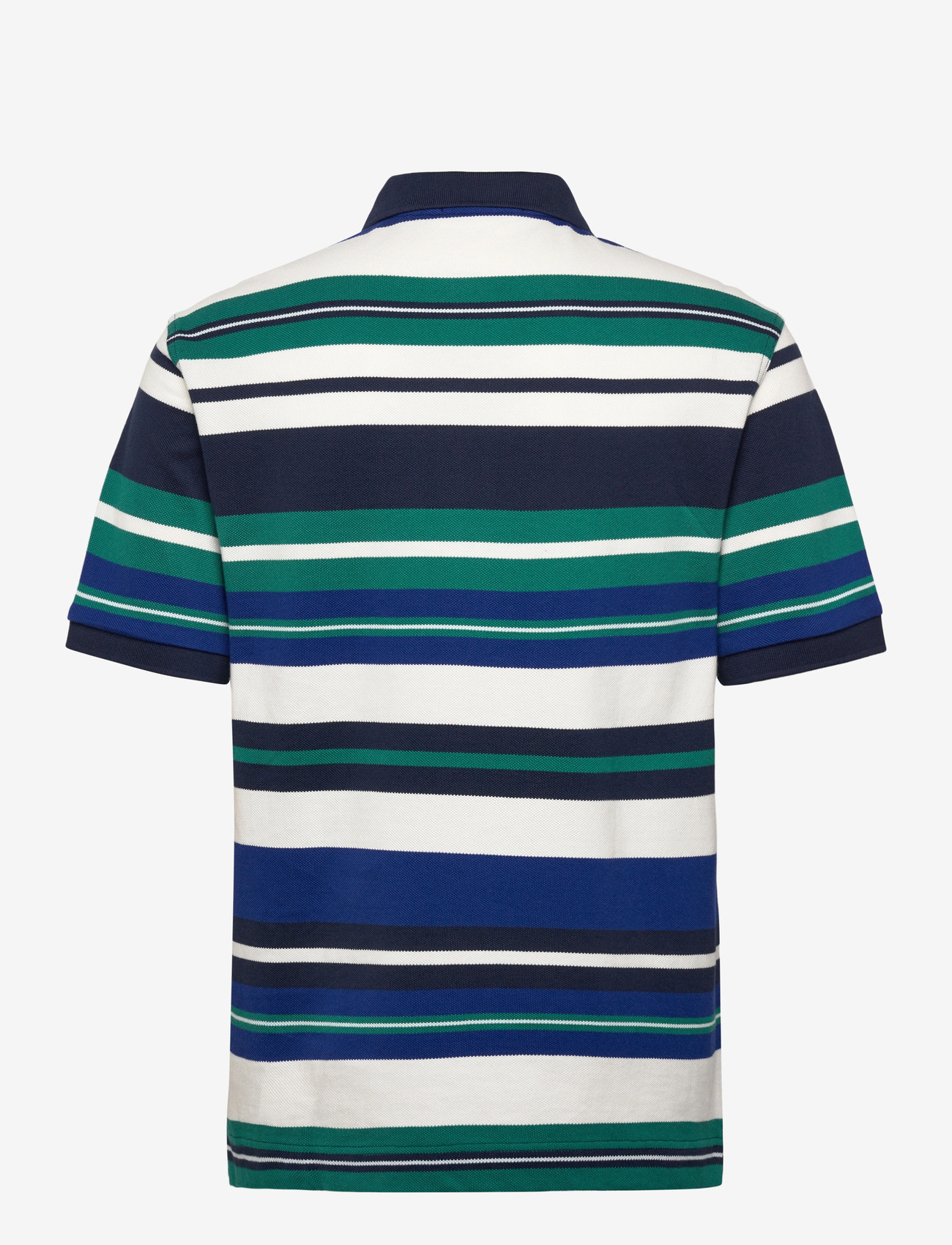 Fred Perry - STRIPED RELAXED POLO - short-sleeved polos - deep mint - 1