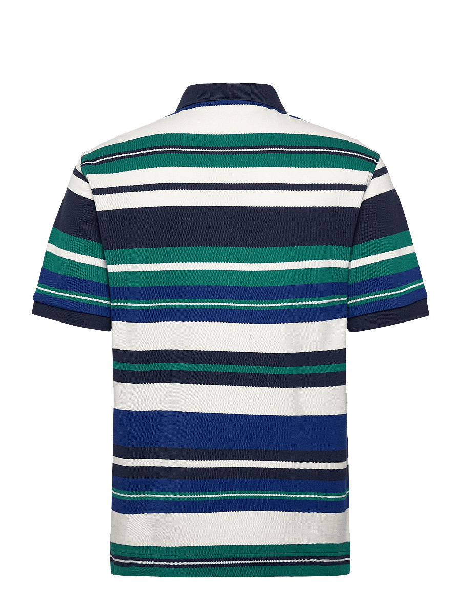 Fred Perry - STRIPED RELAXED POLO - kortærmede poloer - deep mint - 2