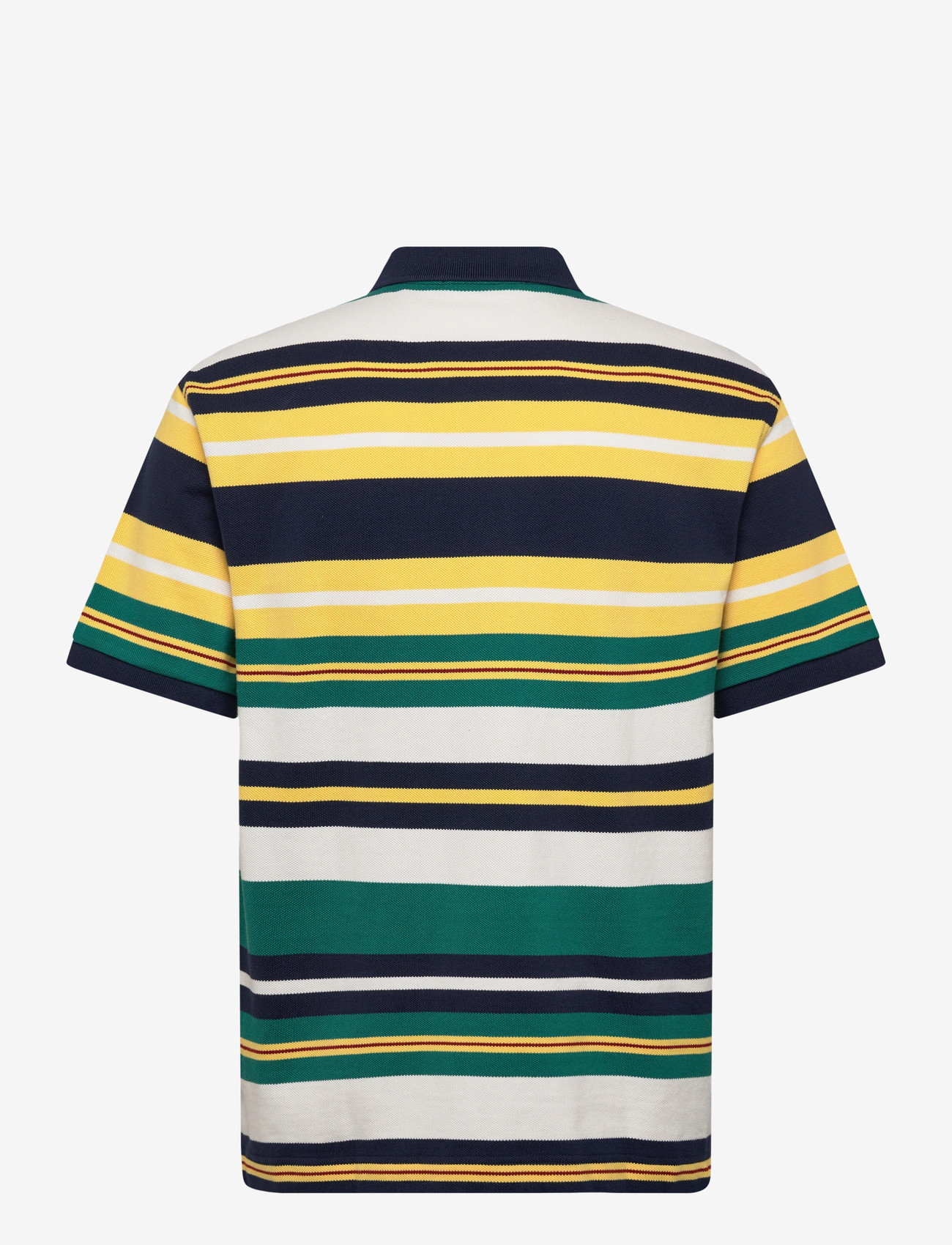 Fred Perry - STRIPED RELAXED POLO - kortærmede poloer - lemon barley - 2