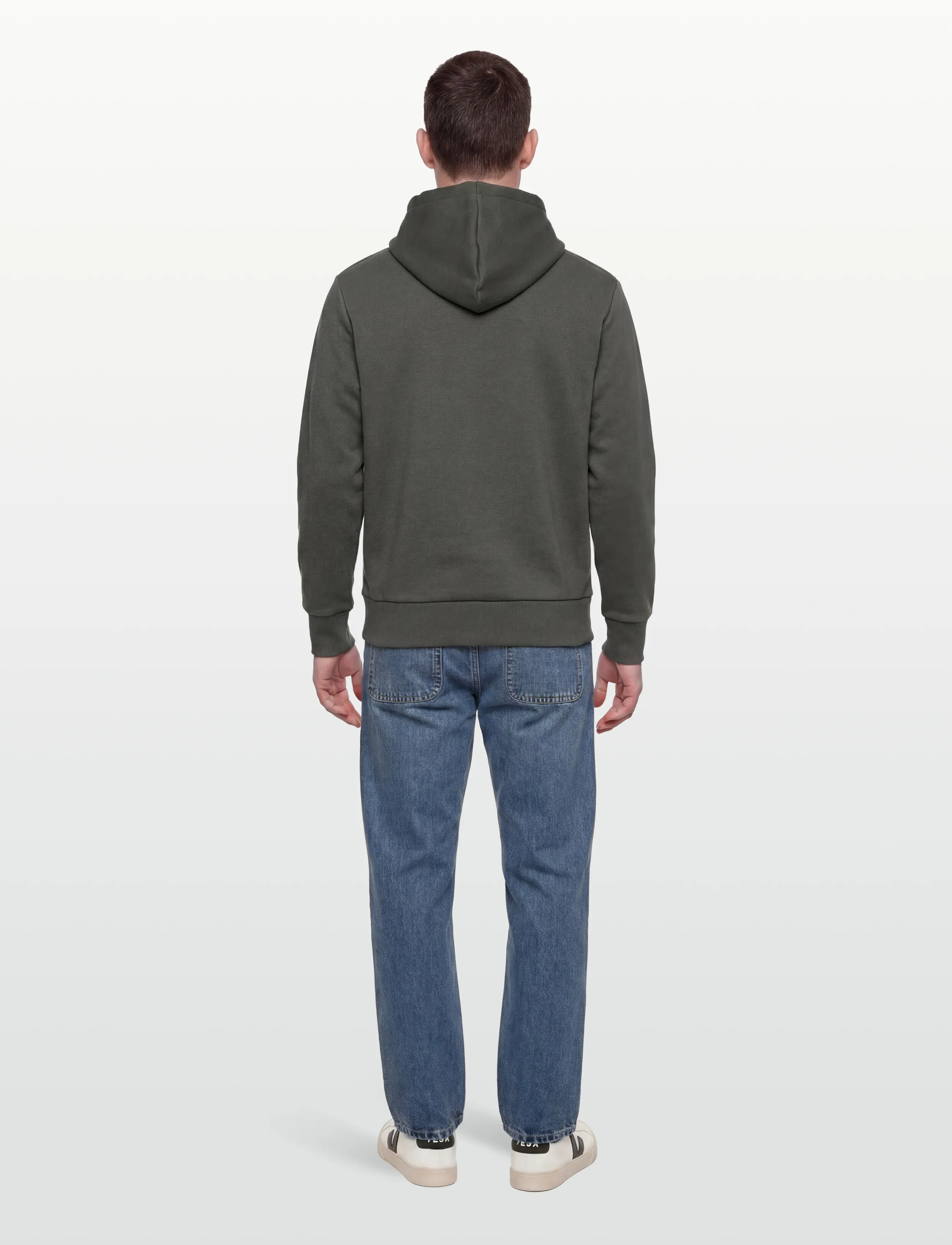 Fred Perry - BOX GRAPHIC HOODED SWEATSH - hættetrøjer - field grn/black - 4