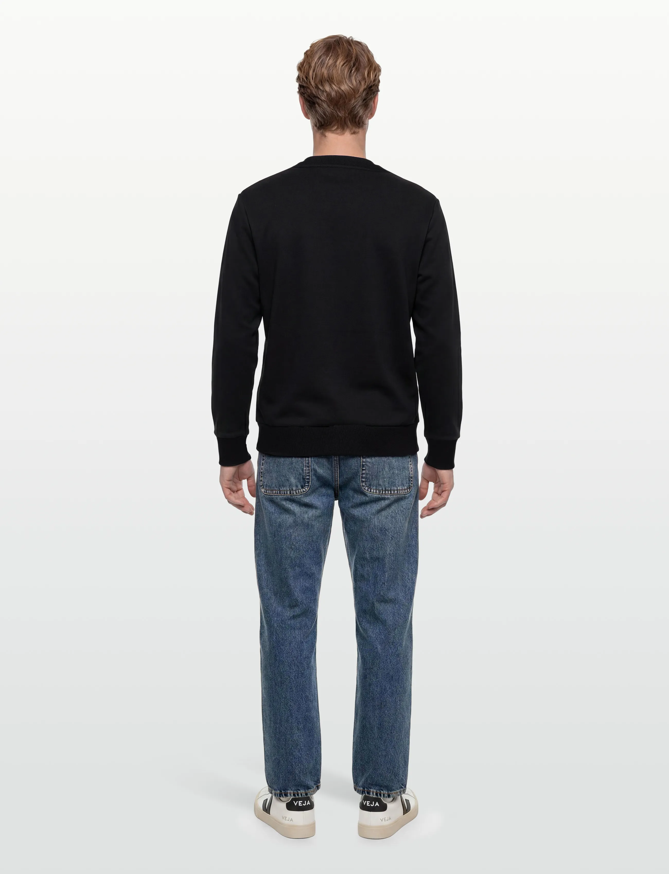 Fred Perry - BOX GRAPHIC SWEATSHIRT - nach anlass kaufen - black/anchorgrey - 4
