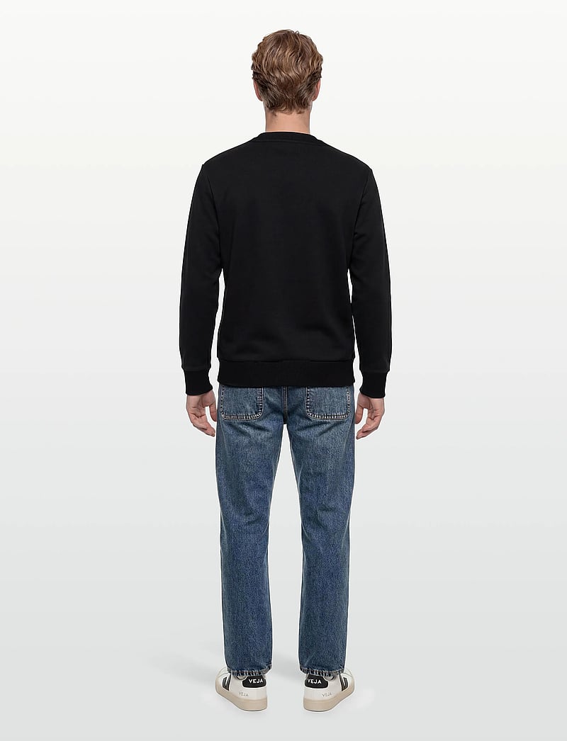 Fred Perry - BOX GRAPHIC SWEATSHIRT - shop efter anledning - black/anchorgrey - 4