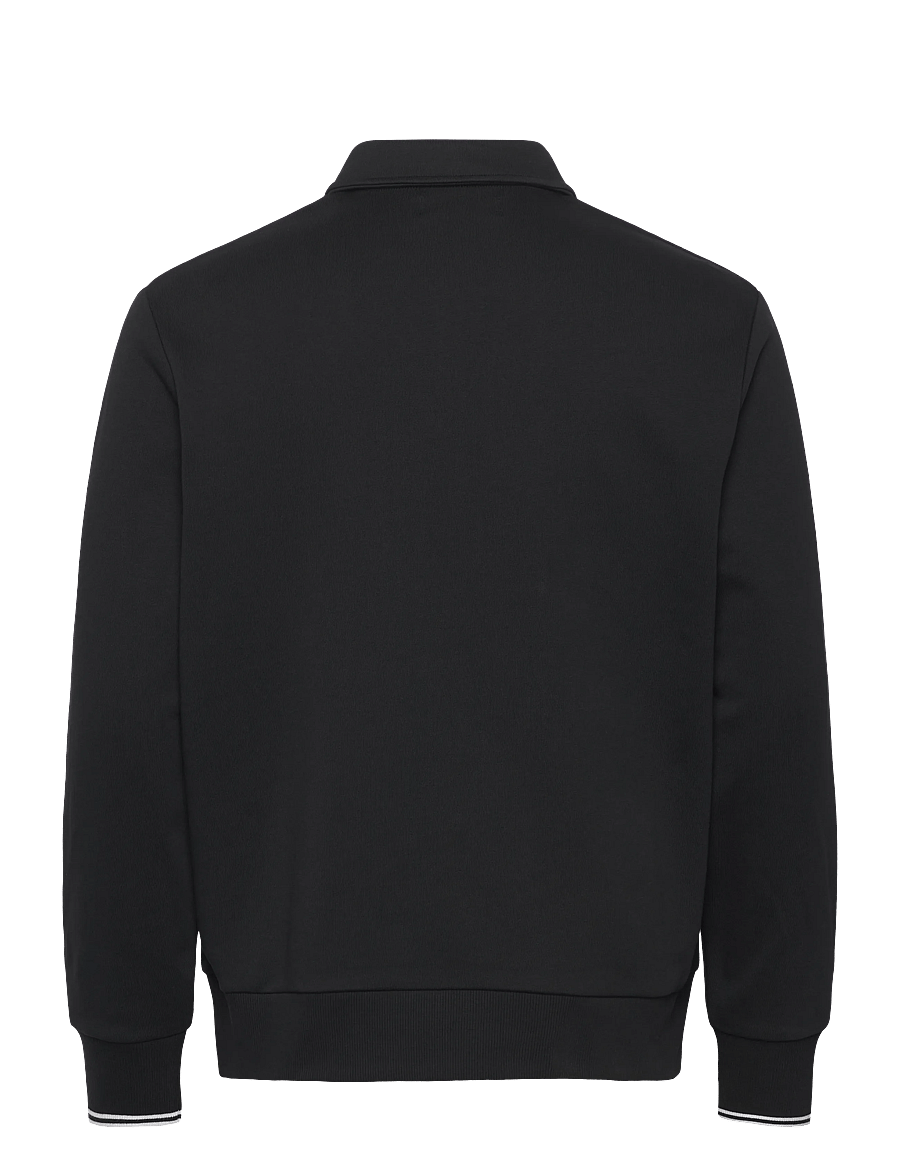 Fred Perry - HALF ZIP COLLARED SWEATSHIRT - sweatshirts - black - 2