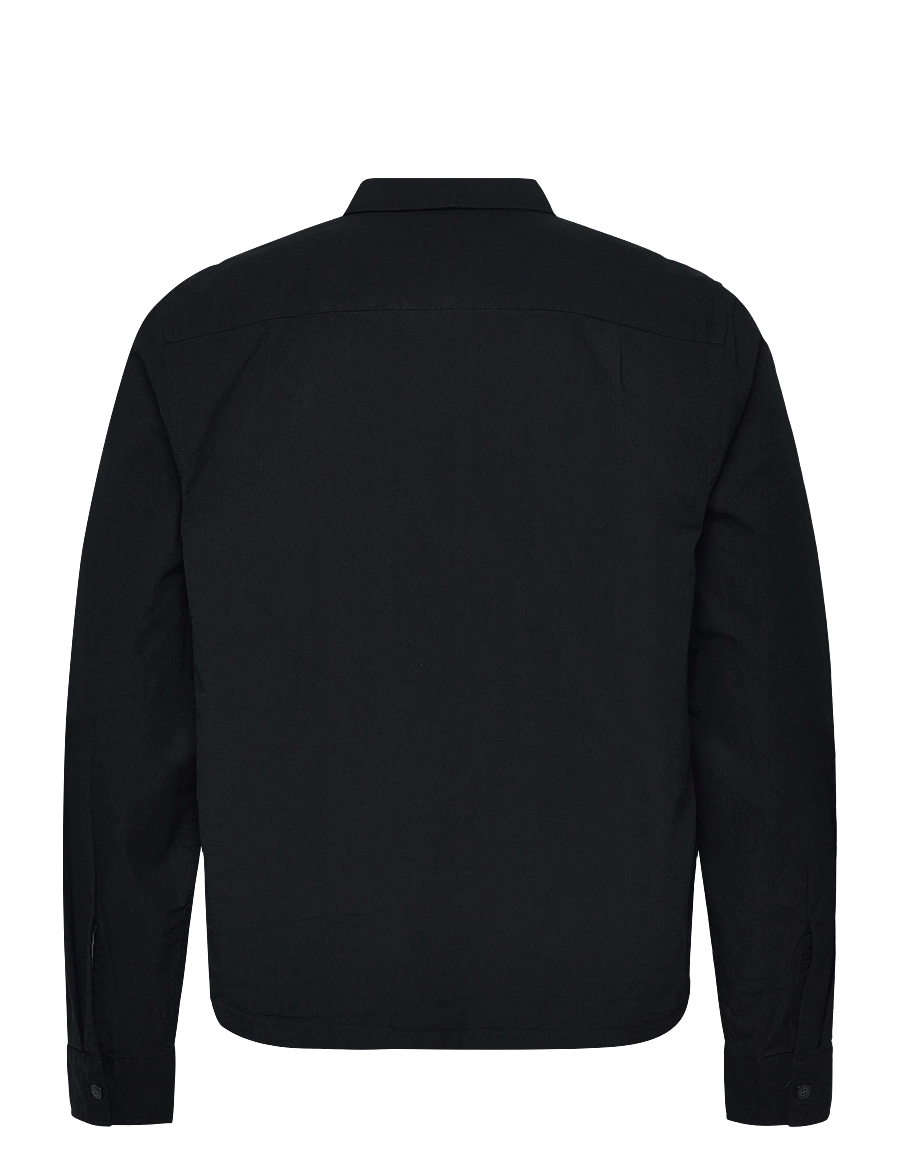 Fred Perry - SEERSUCKER ZIP OVERSHIRT - prekės kiekvienai progai - black - 2