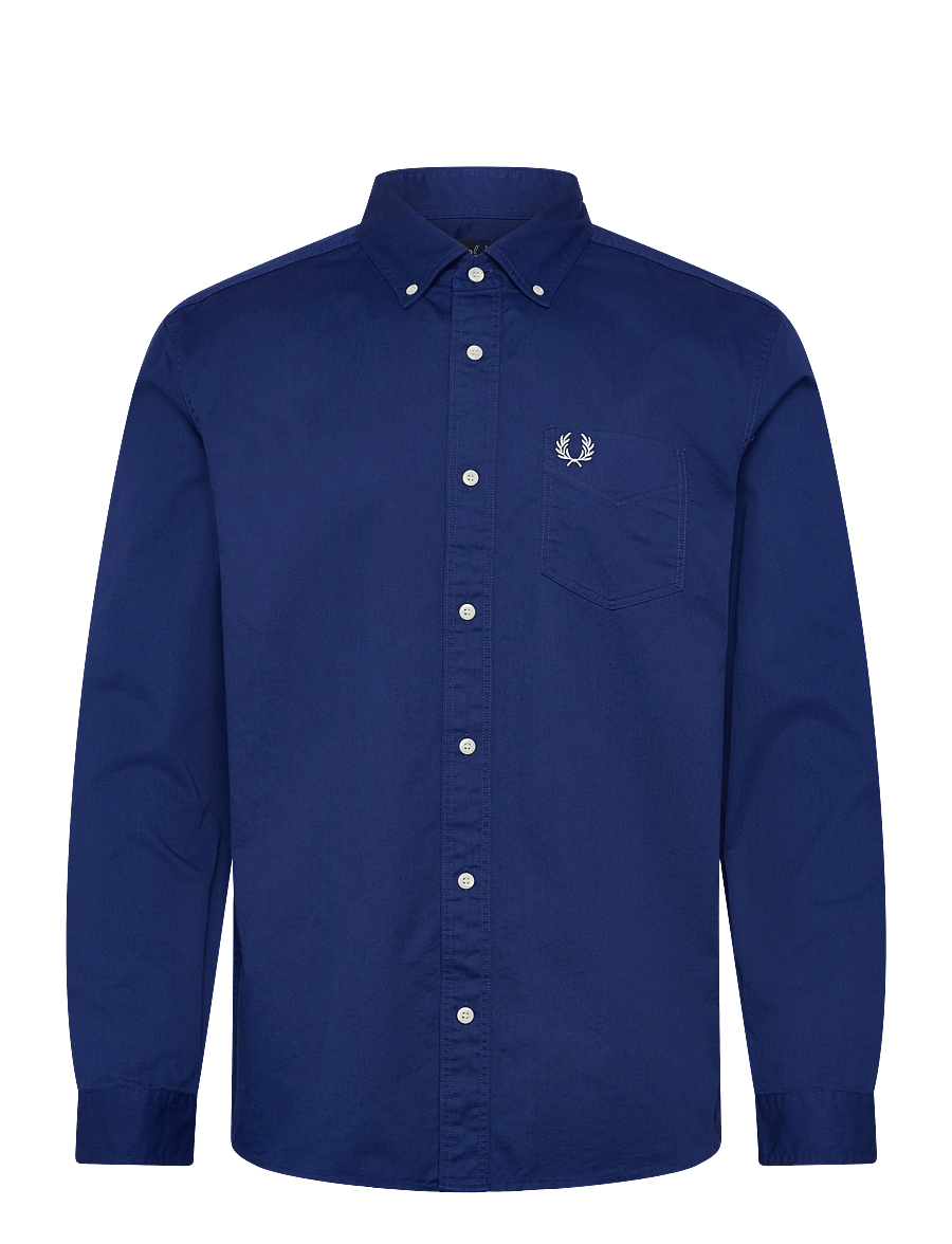 Fred Perry - RELAXED WASHED TWILL SHIRT - vabaajasärgid - soho eclipse - 1