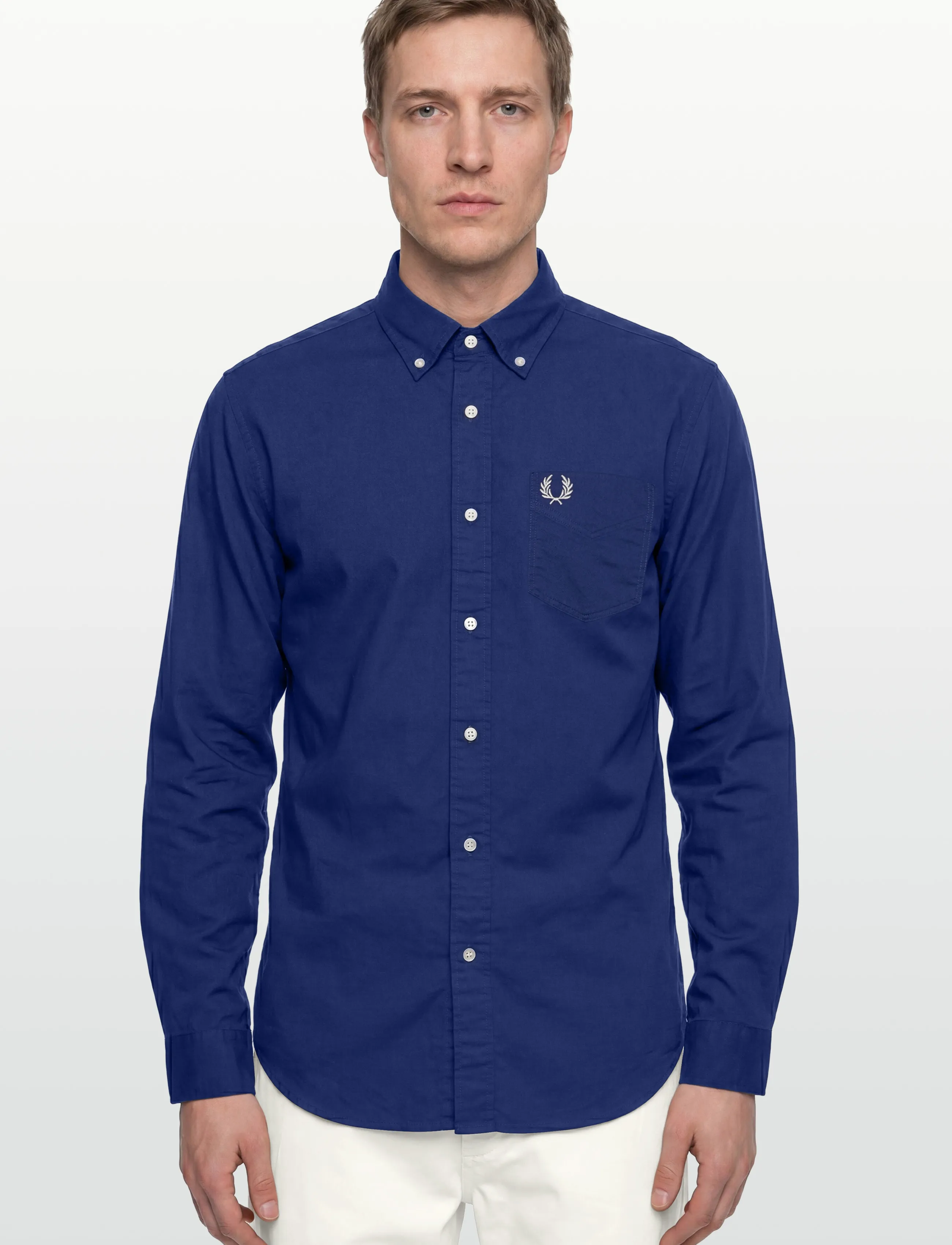 Fred Perry - RELAXED WASHED TWILL SHIRT - vabaajasärgid - soho eclipse - 3
