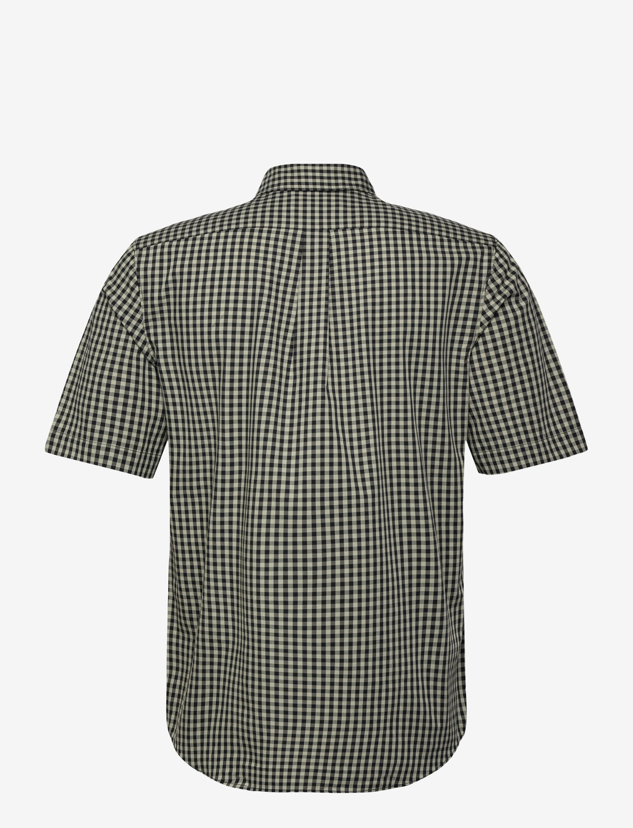 Fred Perry - GINGHAM S/S SHIRT - kortärmade skjortor - seagrass - 1