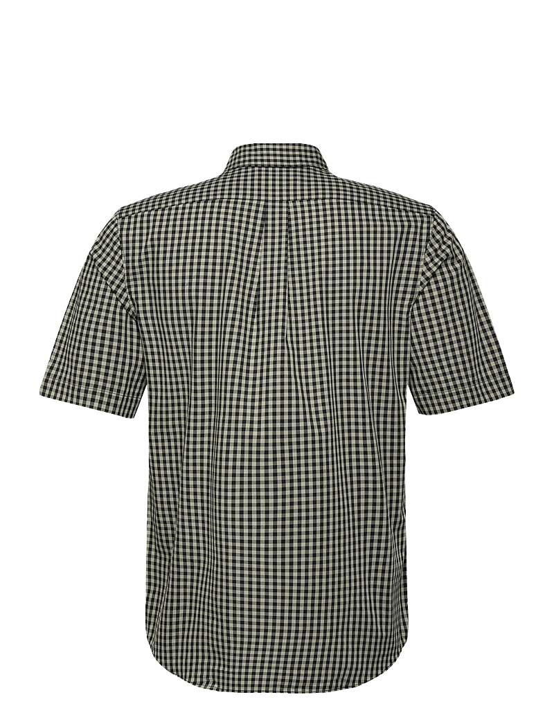 Fred Perry - GINGHAM S/S SHIRT - kortärmade skjortor - seagrass - 1