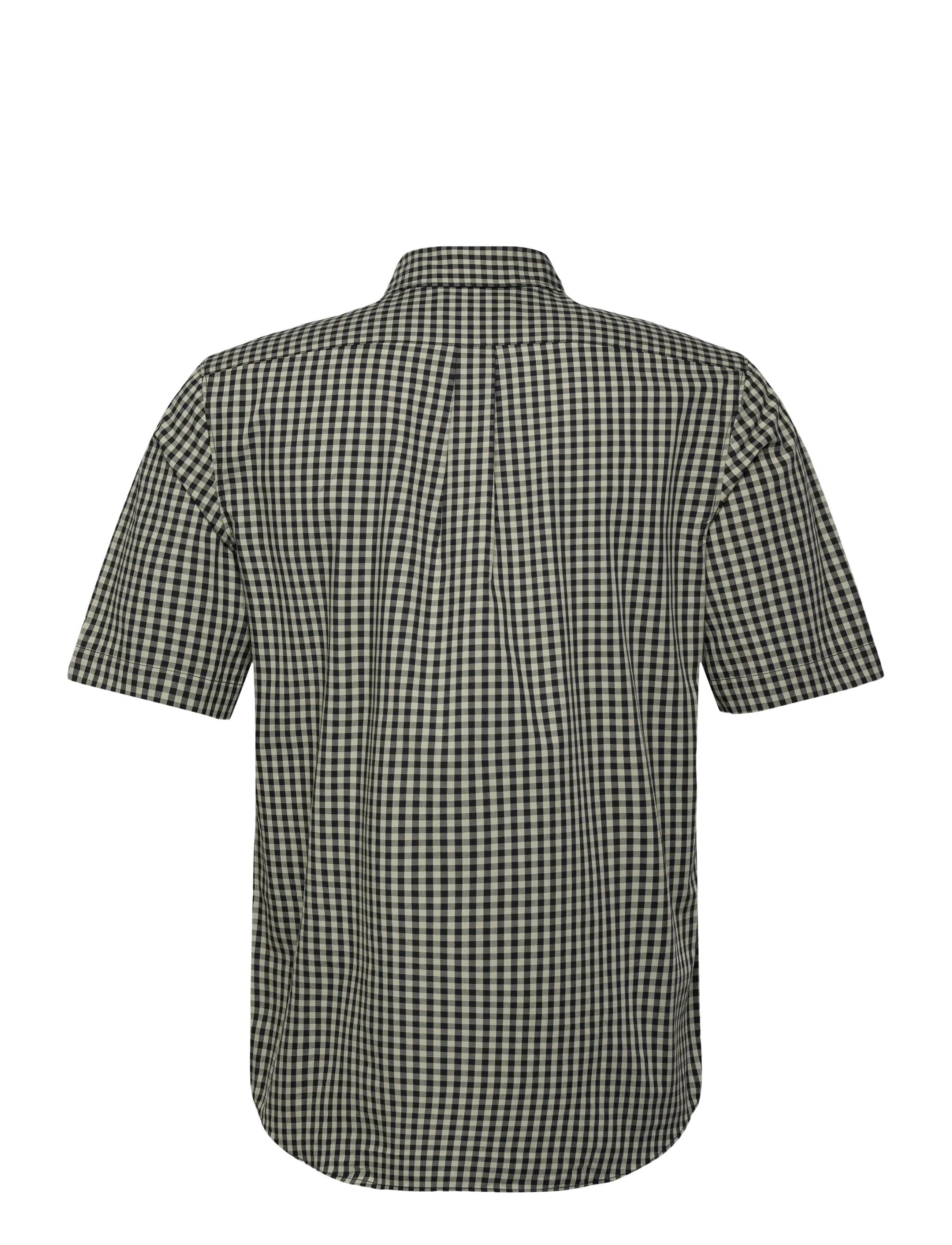 Fred Perry - GINGHAM S/S SHIRT - krekli ar īsām piedurknēm - seagrass - 2