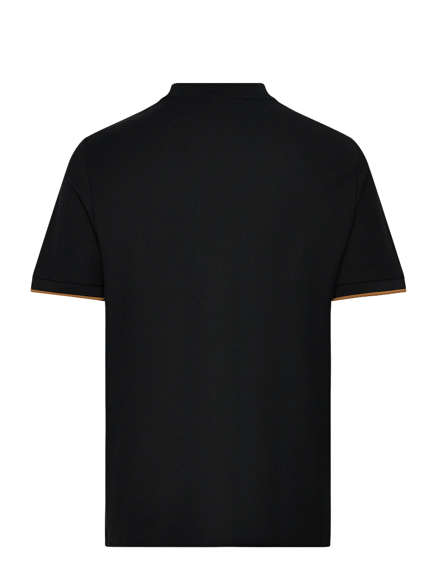 Fred Perry - TIPPED CUFF PIQUE TEE - kurzärmelig - black - 2
