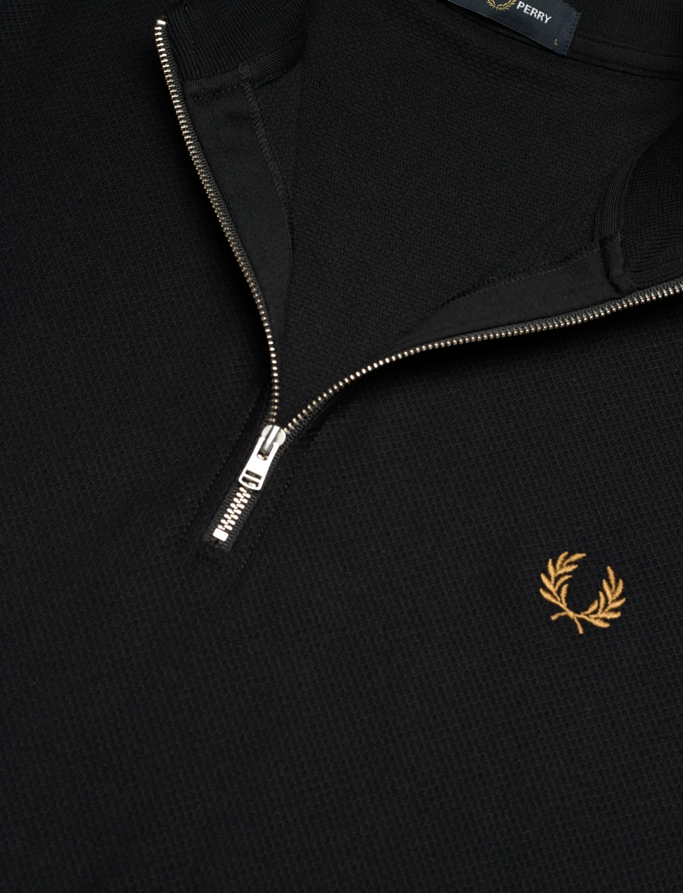 Fred Perry - TIPPED CUFF PIQUE TEE - short-sleeved polos - black - 4