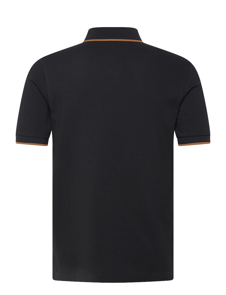 Fred Perry - COLLAR STAND POLO SHIRT - kortärmade pikéer - black - 2
