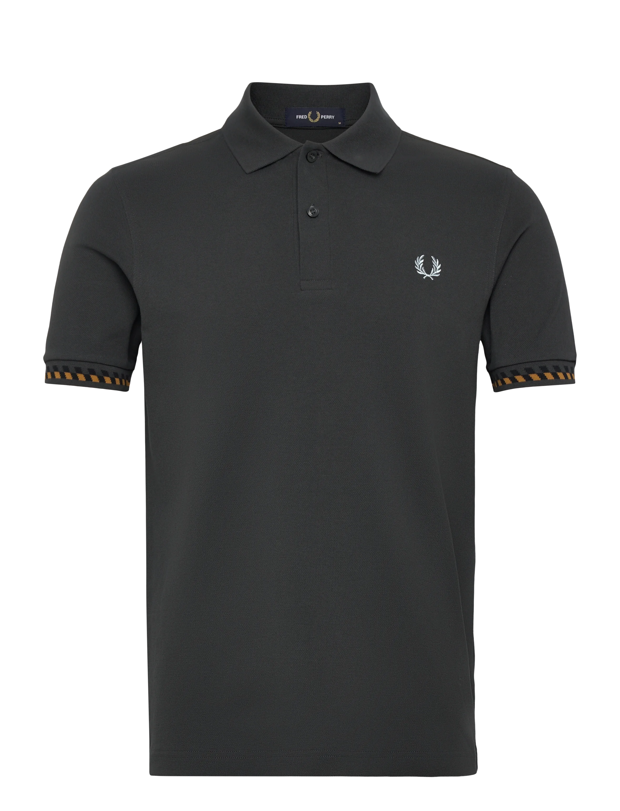 Fred Perry JACQUARD CUFF FP SHIRT - Riided - ANCHOR GREY / grey