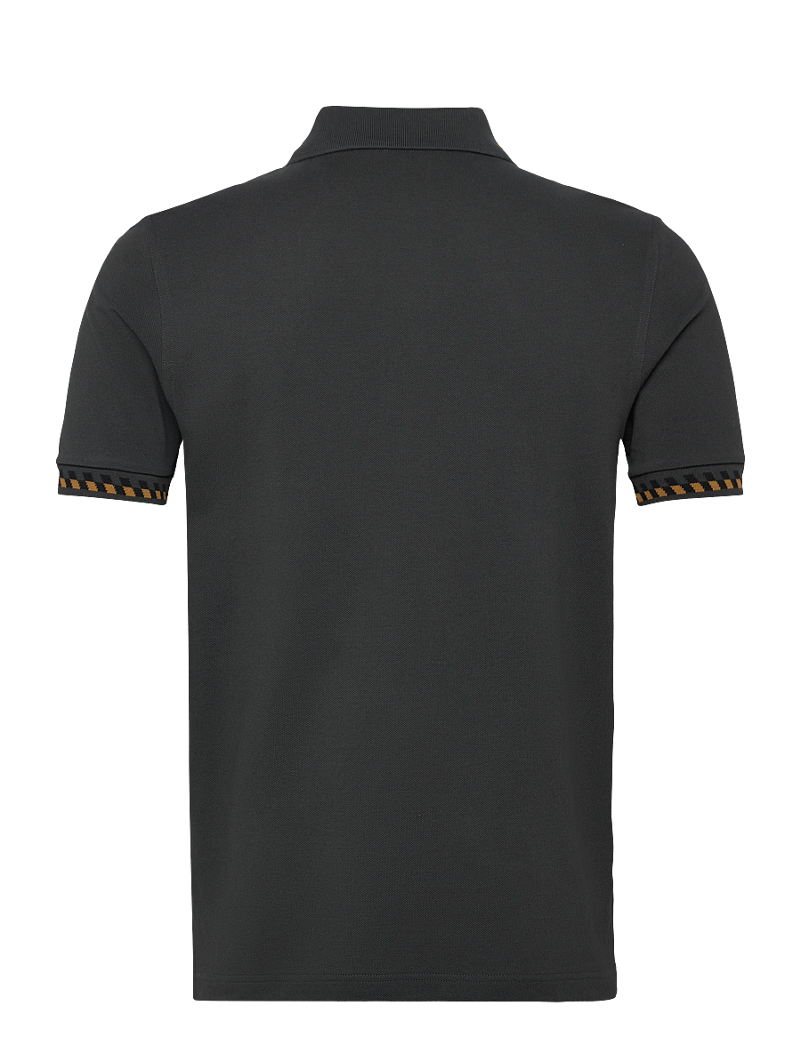 Fred Perry - JACQUARD CUFF FP SHIRT - short-sleeved polos - anchor grey - 2