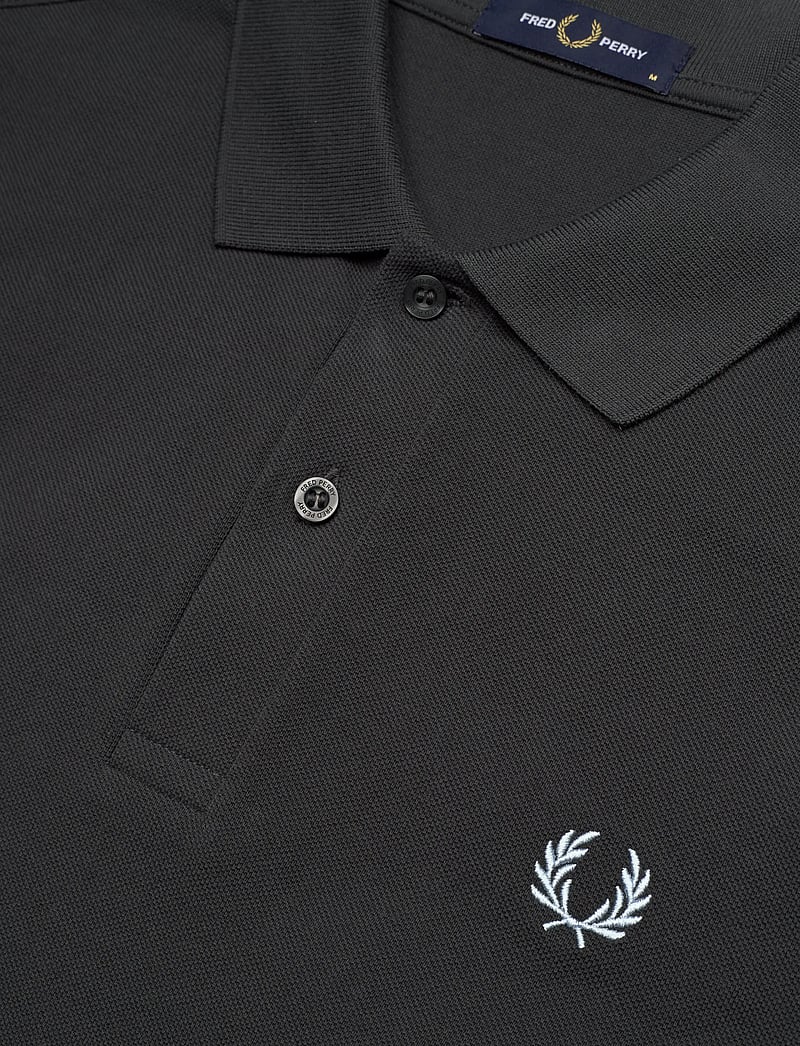 Fred Perry - JACQUARD CUFF FP SHIRT - kortärmade pikéer - anchor grey - 4