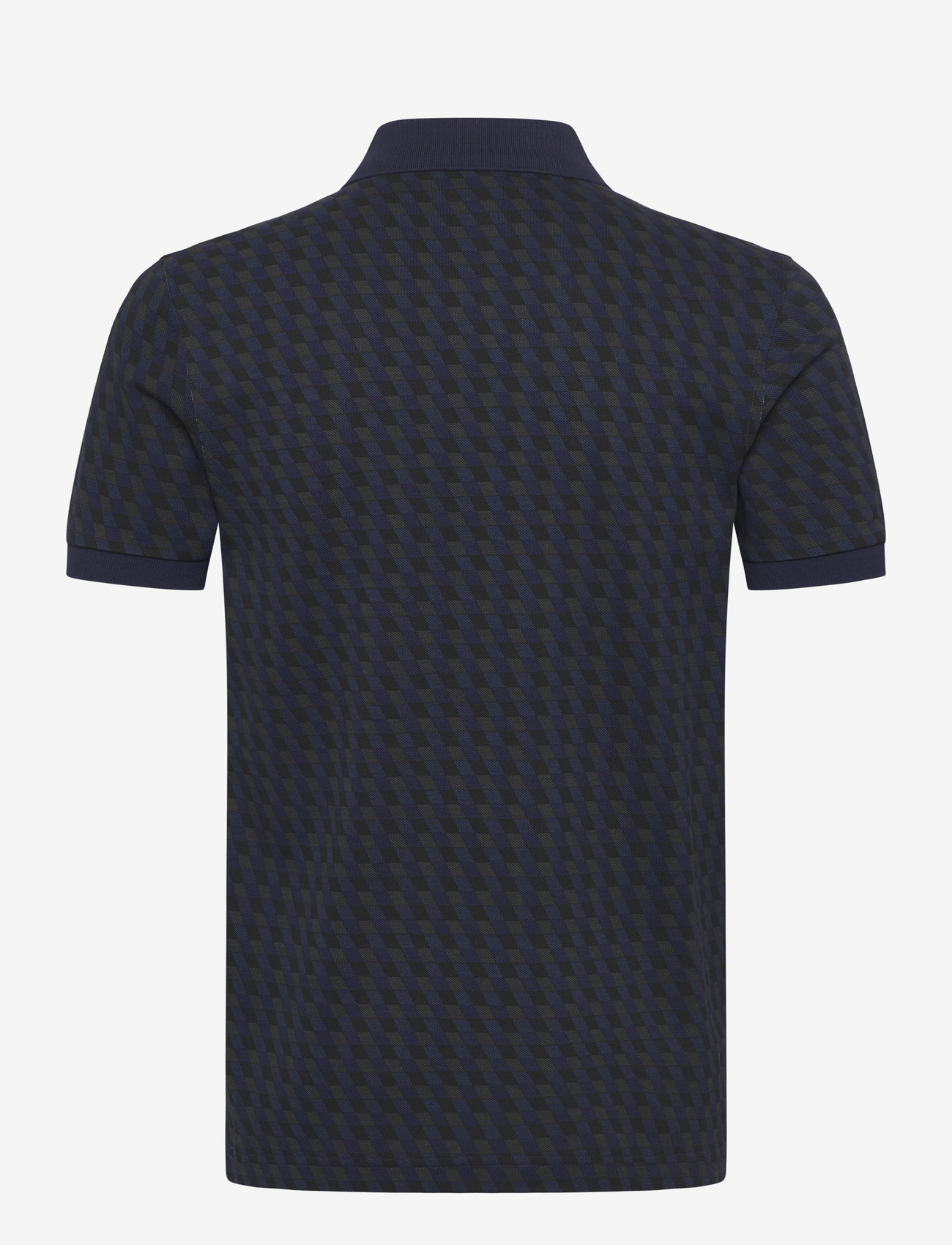 Fred Perry - SLANTED GEOMETRIC P SHIRT - kortærmede poloer - twilight navy - 2