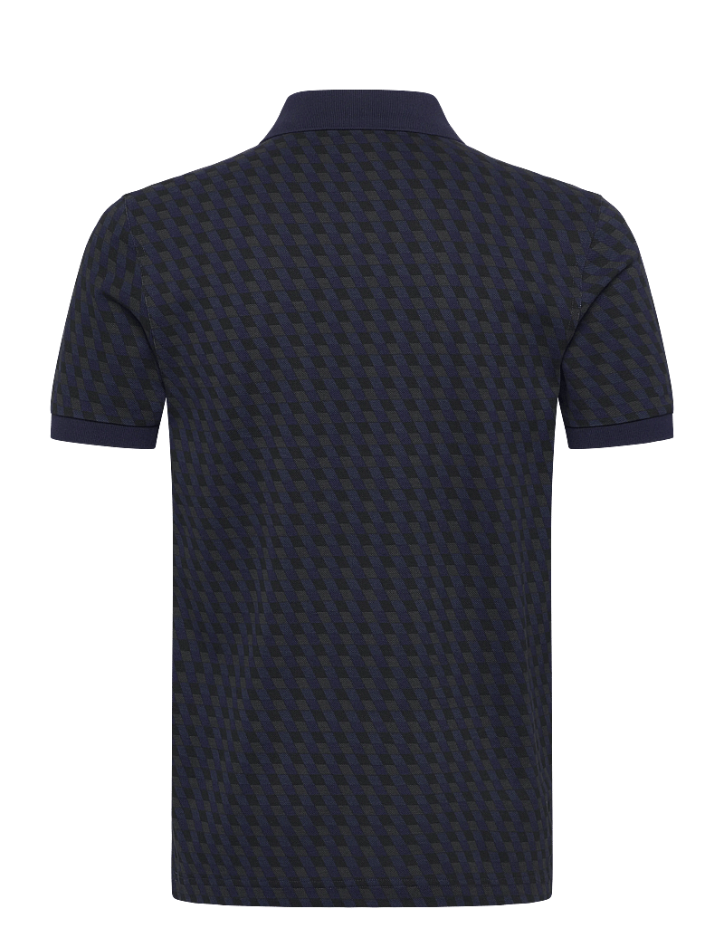 Fred Perry - SLANTED GEOMETRIC P SHIRT - kurzärmelig - twilight navy - 2