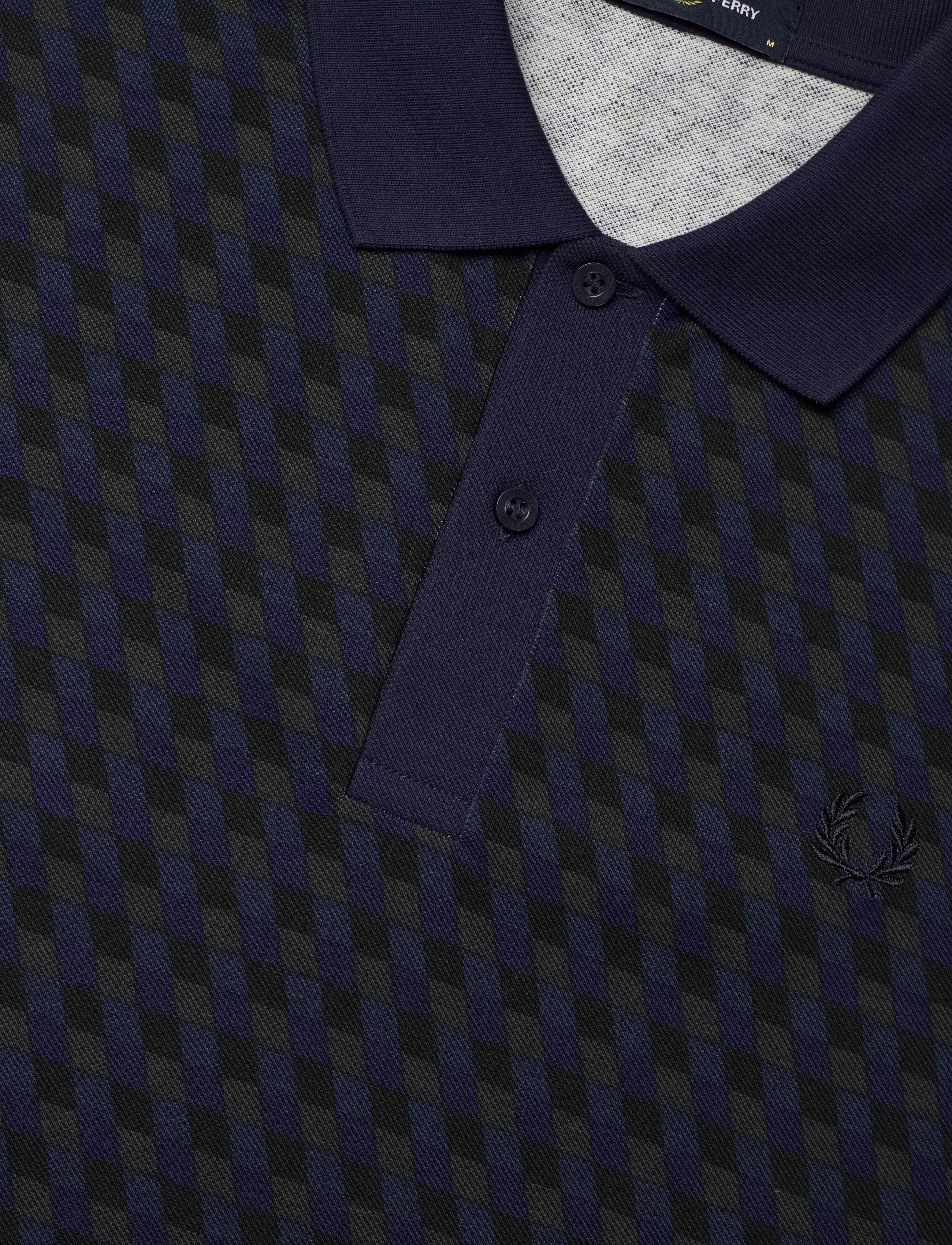 Fred Perry - SLANTED GEOMETRIC P SHIRT - kurzärmelig - twilight navy - 4