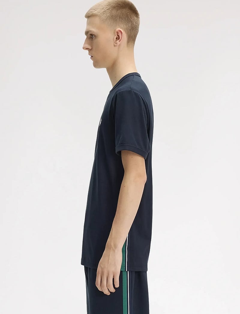 Fred Perry - STRIPE TAPE T-SHIRT - kurzärmelig - navy - 5