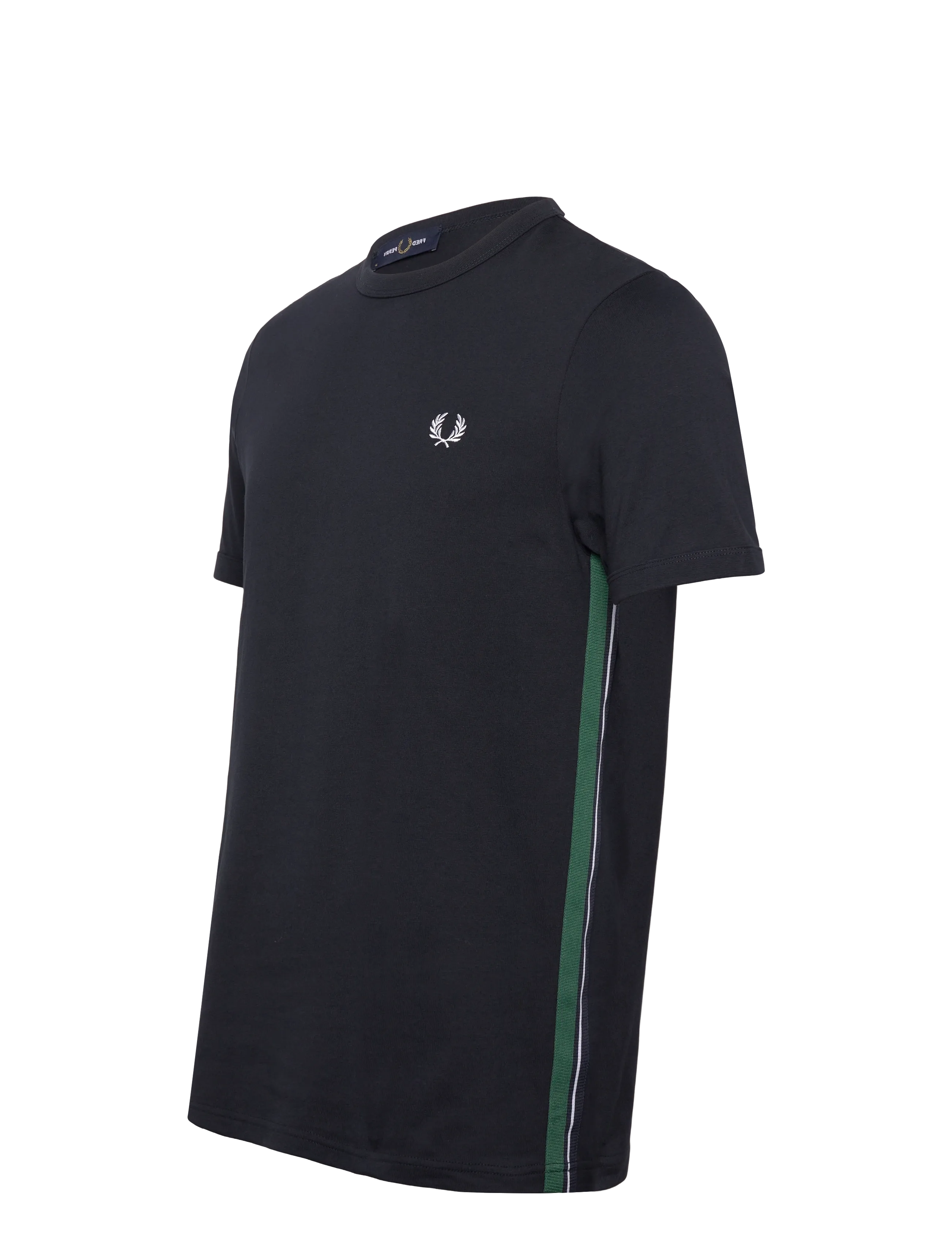 Fred Perry - STRIPE TAPE T-SHIRT - short-sleeved t-shirts - navy - 4