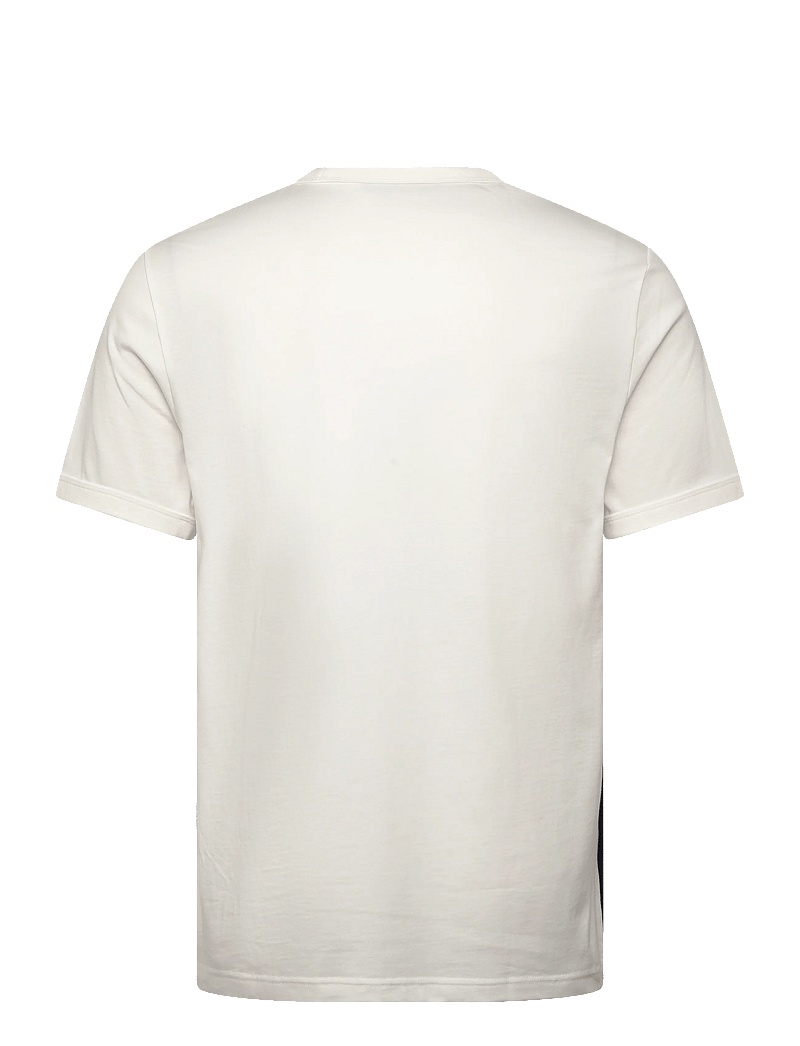 Fred Perry - STRIPE TAPE T-SHIRT - kortærmede t-shirts - snow white - 2