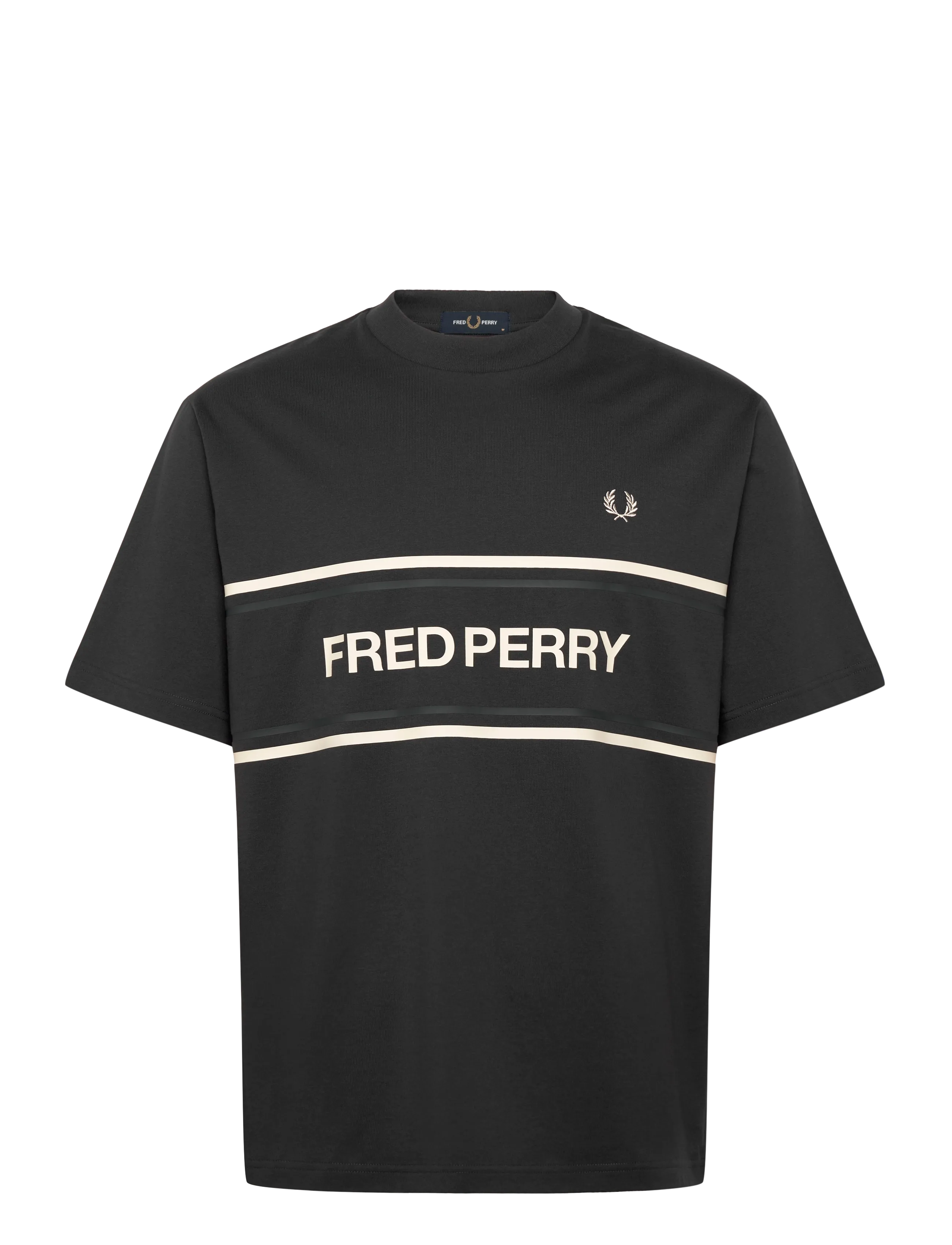 FRED PERRY Fred Perry Graphic Tee Grau - XS - Herren