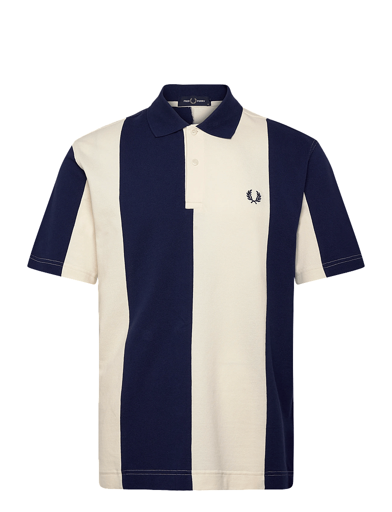 Fred Perry - CUT/SEW PANEL POLO SHIRT - kurzärmelig - french navy - 0