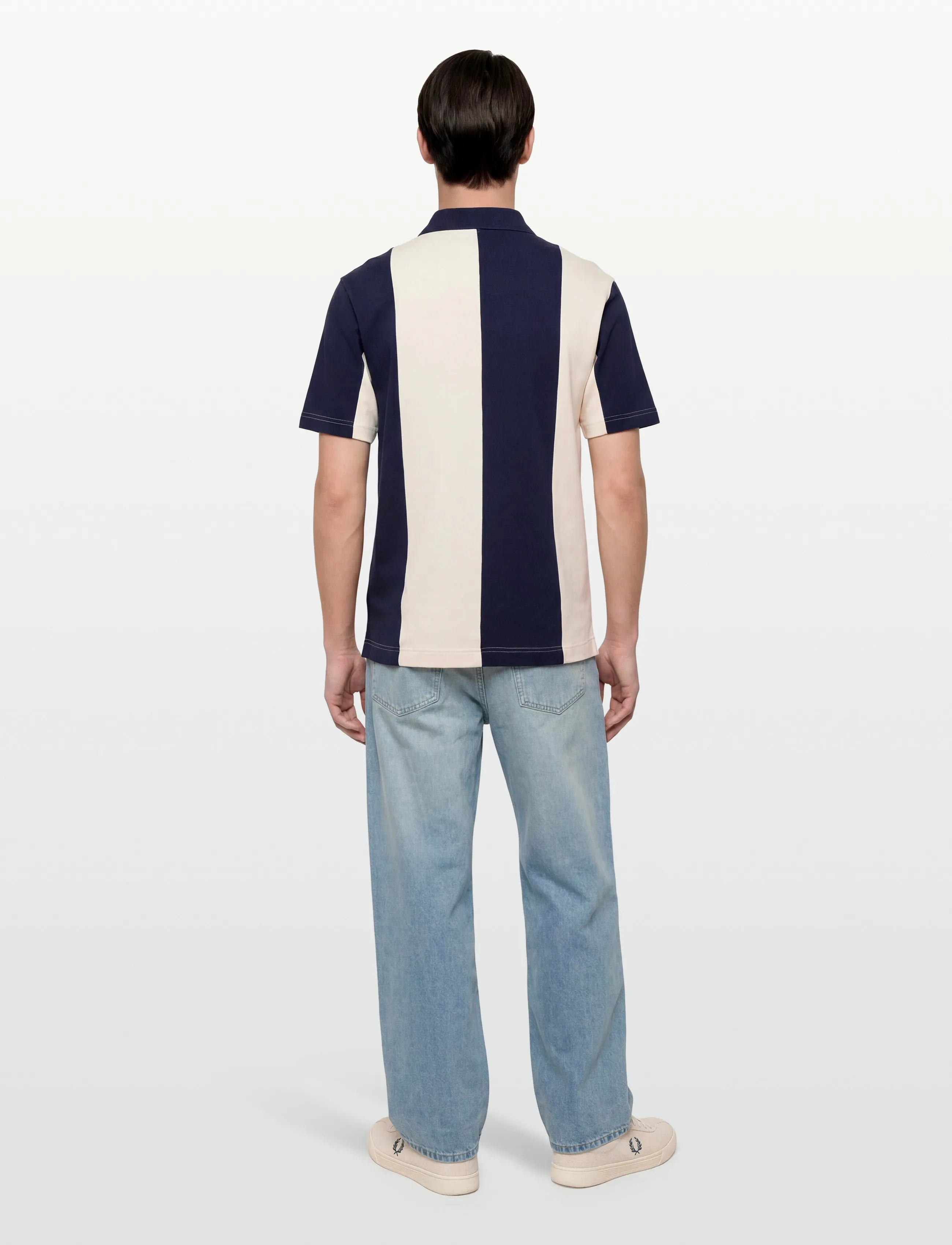 Fred Perry - CUT/SEW PANEL POLO SHIRT - short-sleeved polos - french navy - 4