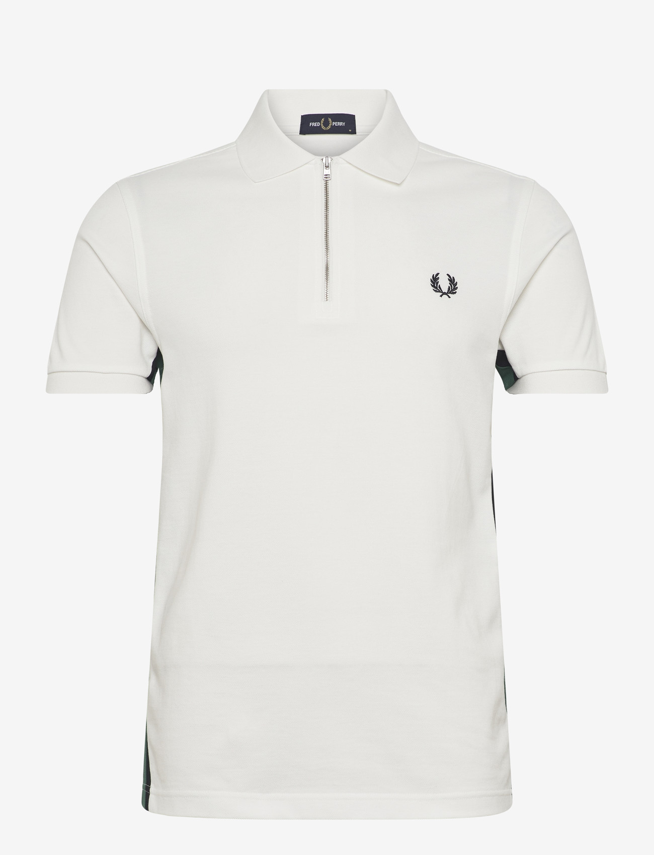 Fred Perry - TRAMLINE STRIPE POLO SHIRT - kortærmede poloer - snow white - 1