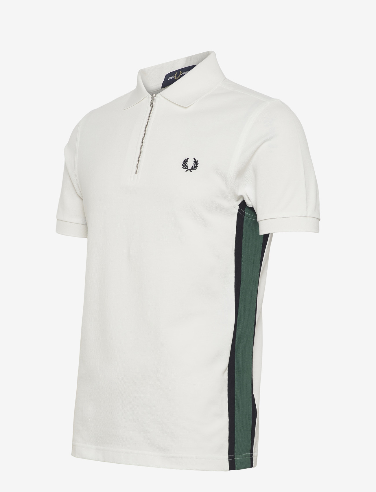 Fred Perry - TRAMLINE STRIPE POLO SHIRT - kortærmede poloer - snow white - 4