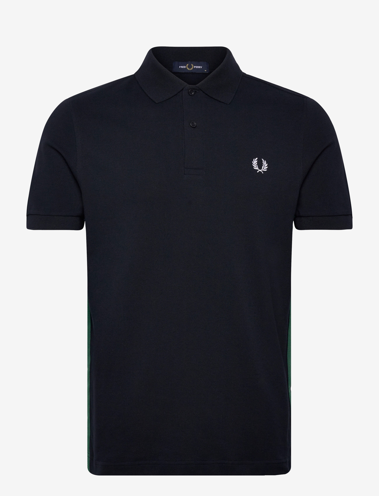 Fred Perry - STRIPE TAPE POLO SHIRT - kortærmede poloer - navy - 1