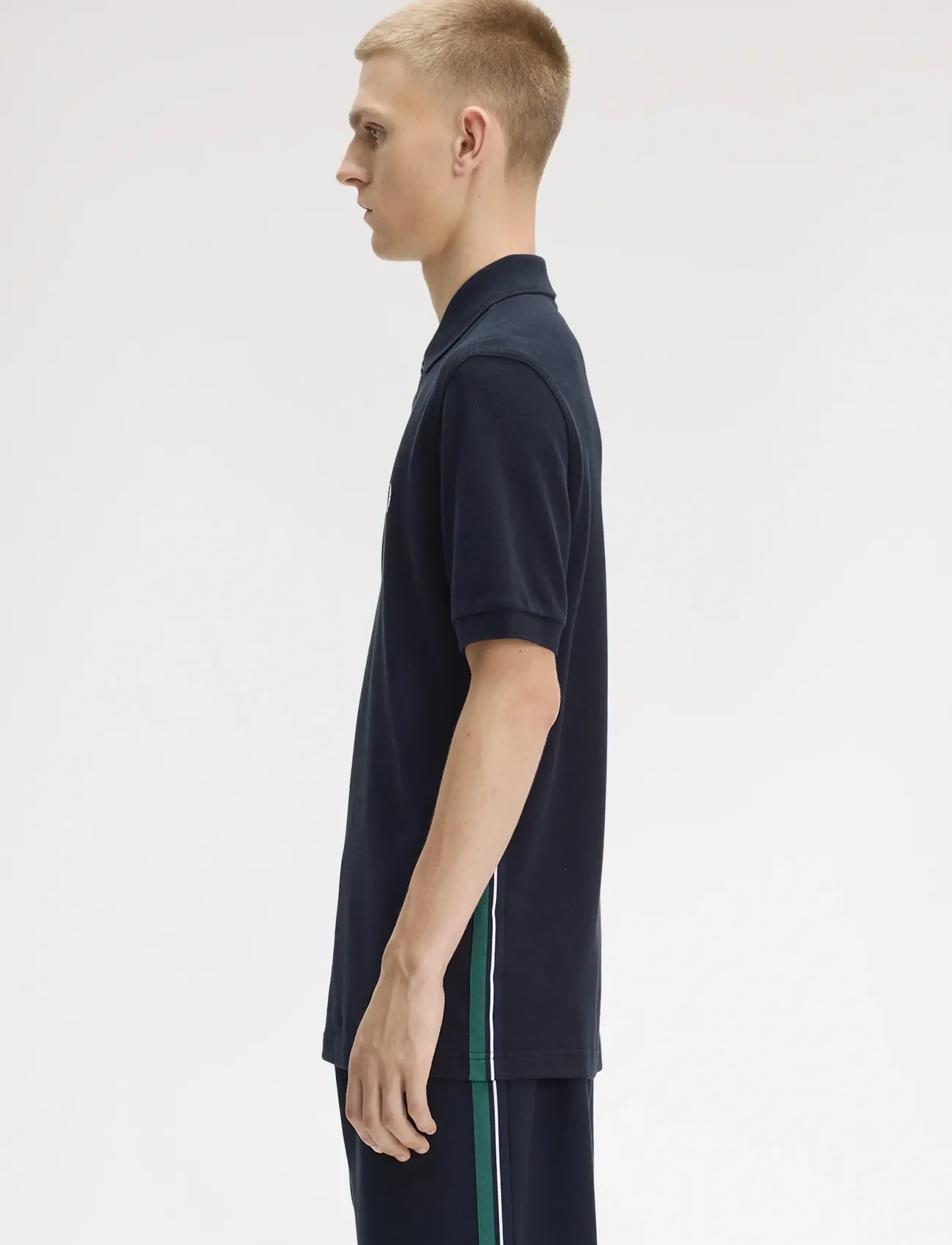 Fred Perry - STRIPE TAPE POLO SHIRT - short-sleeved polos - navy - 5