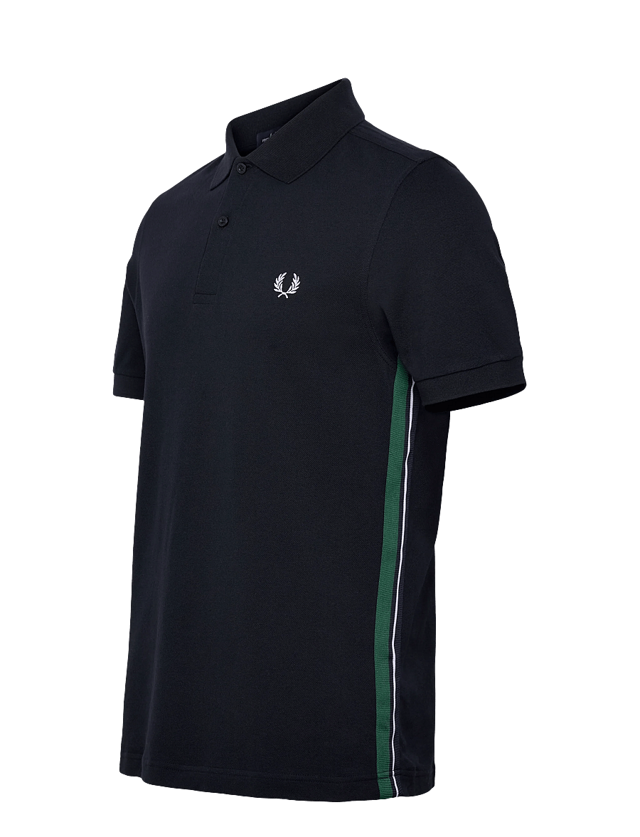 Fred Perry - STRIPE TAPE POLO SHIRT - short-sleeved polos - navy - 3