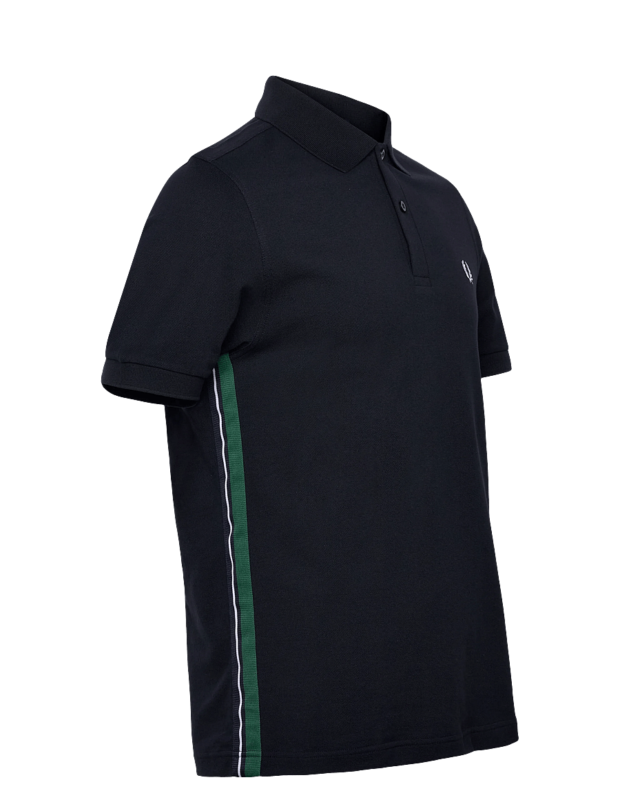 Fred Perry - STRIPE TAPE POLO SHIRT - short-sleeved polos - navy - 4
