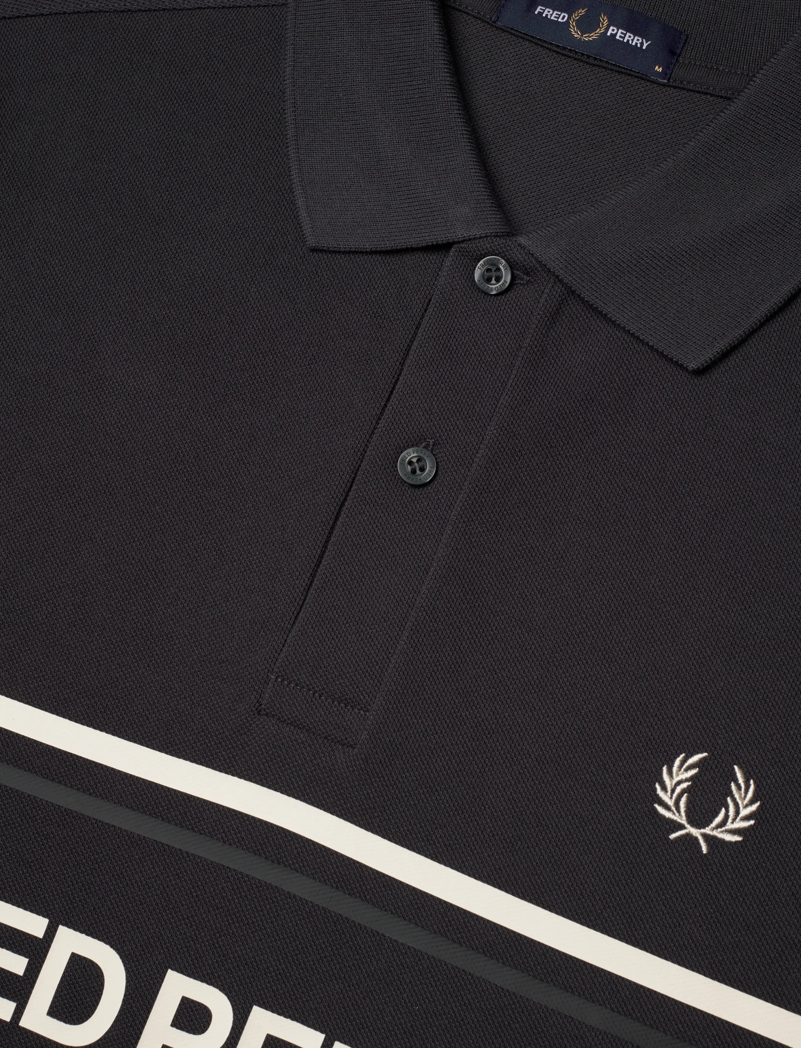 Fred Perry - FP GRAPHIC POLO SHIRT - short-sleeved polos - anchor grey - 4