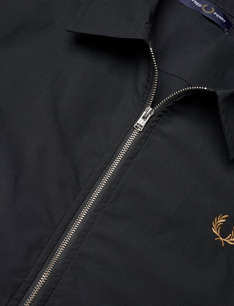 Fred Perry - POPLIN OVERSHIRT - frühlingsjacken - black - 2