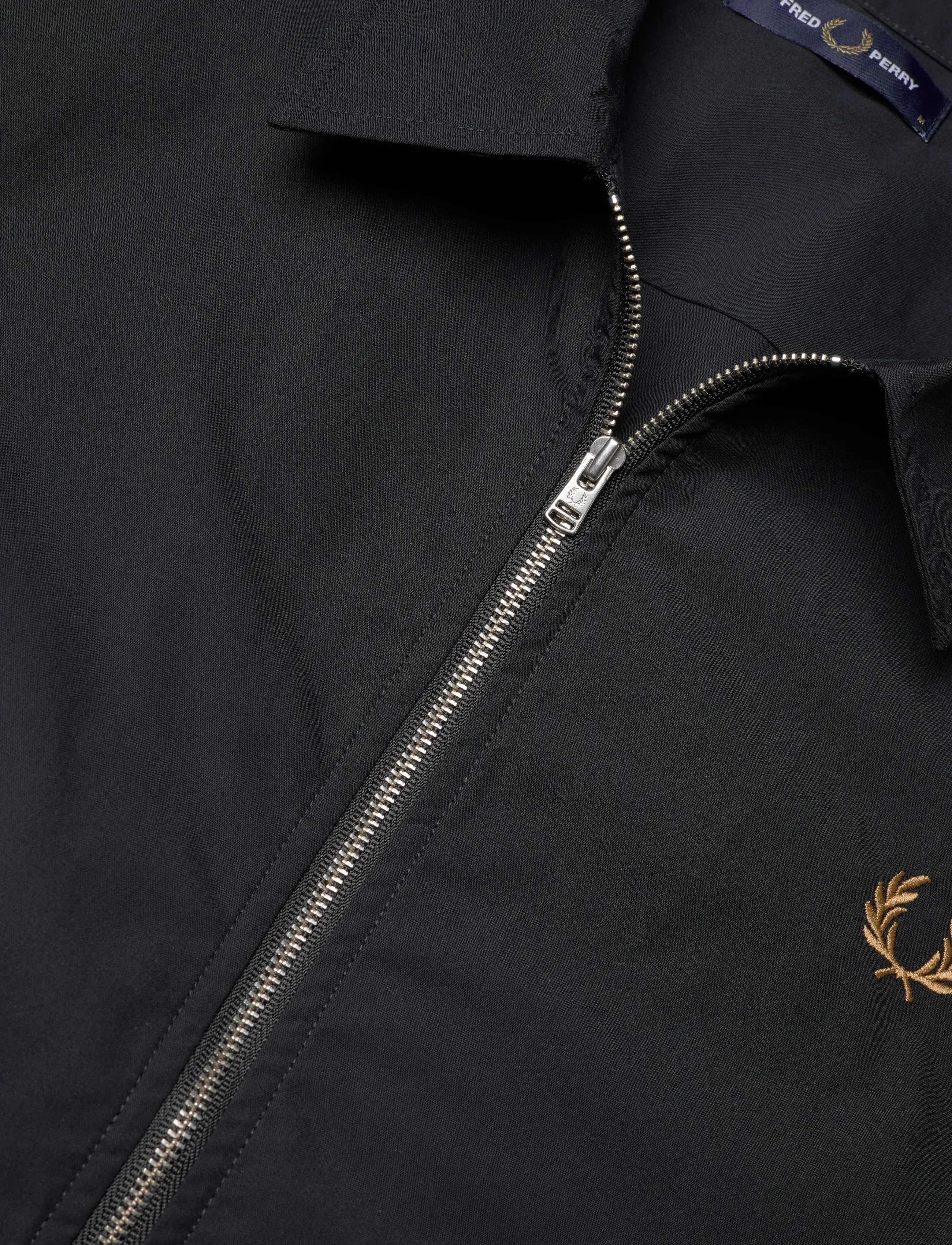 Fred Perry - POPLIN OVERSHIRT - spring jackets - black - 5