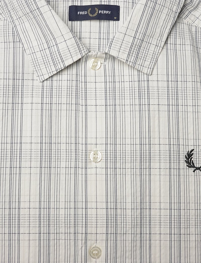 Fred Perry - SEERSUCKER CHECK SHIRT - checkered shirts - ecru - 4