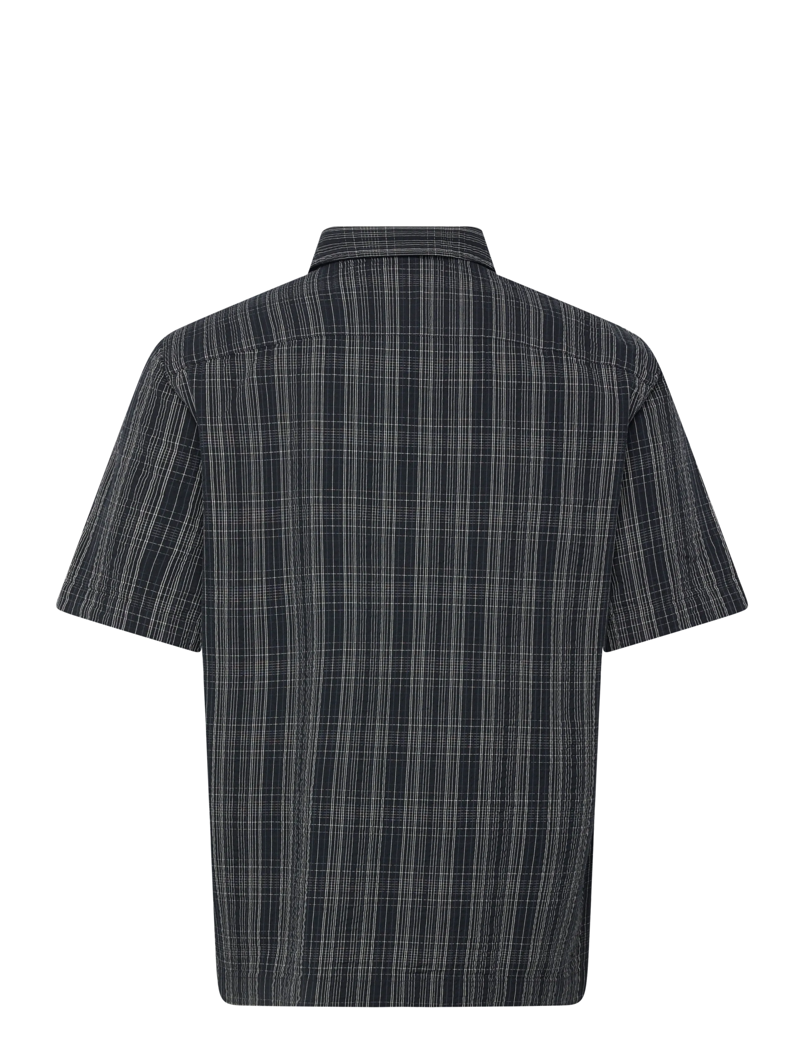 Fred Perry - SEERSUCKER CHECK SHIRT - ruudulised särgid - navy - 2