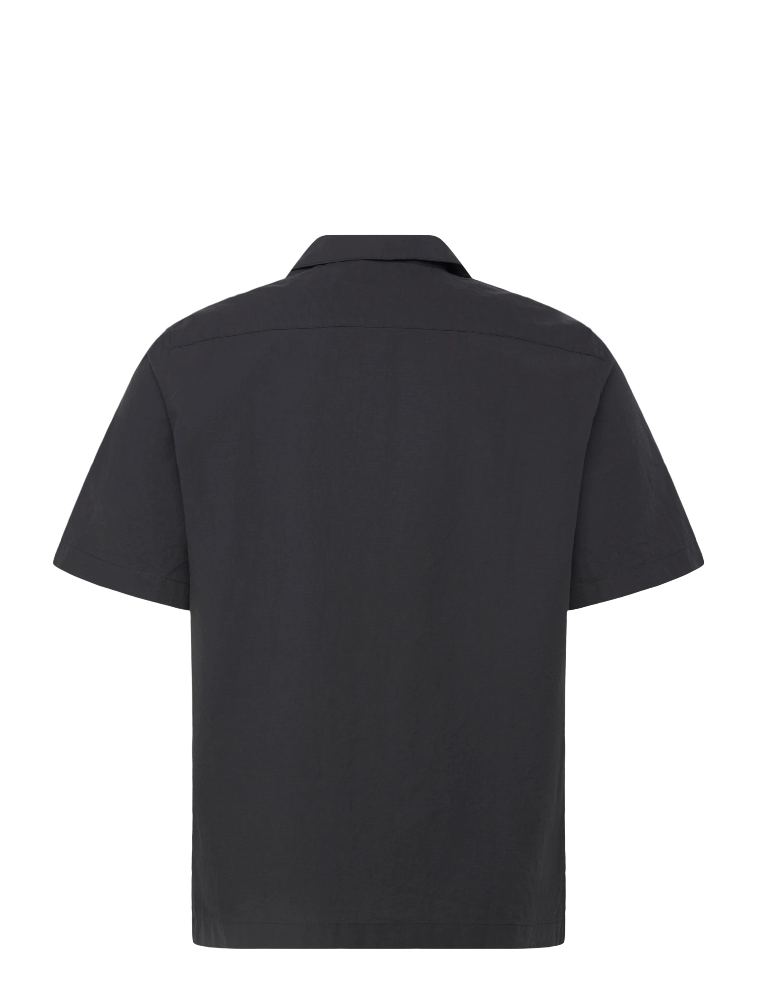 Fred Perry - SEERSUCKER REVERE COLLAR SHIRT - kortærmede skjorter - anchor grey - 1