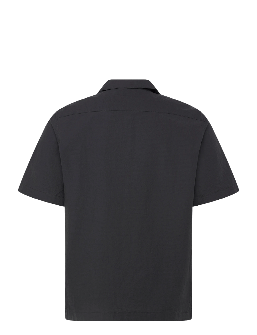 Fred Perry - SEERSUCKER REVERE COLLAR SHIRT - lühikeste varrukatega särgid - anchor grey - 2