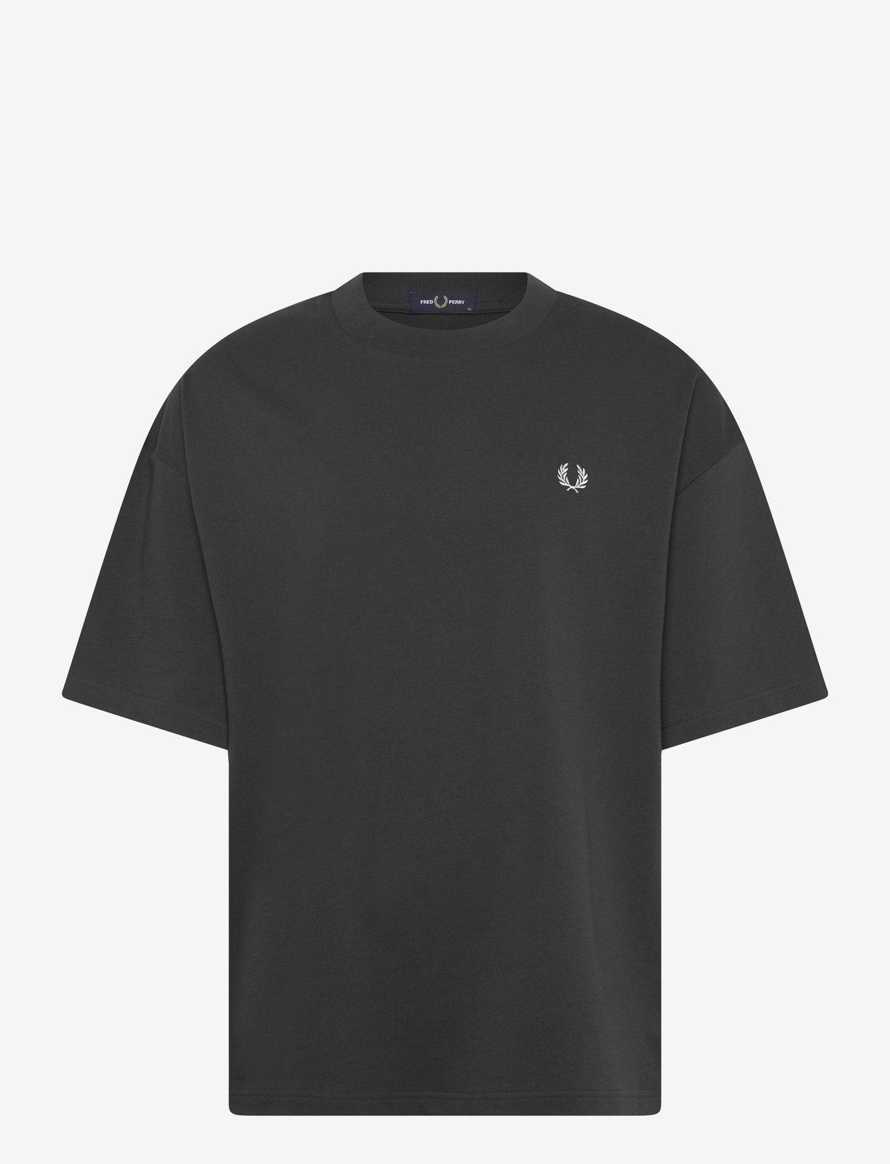 Fred Perry - BACK PRINT LAUREL WREATH TEE - kortärmade t-shirts - anchor grey - 1