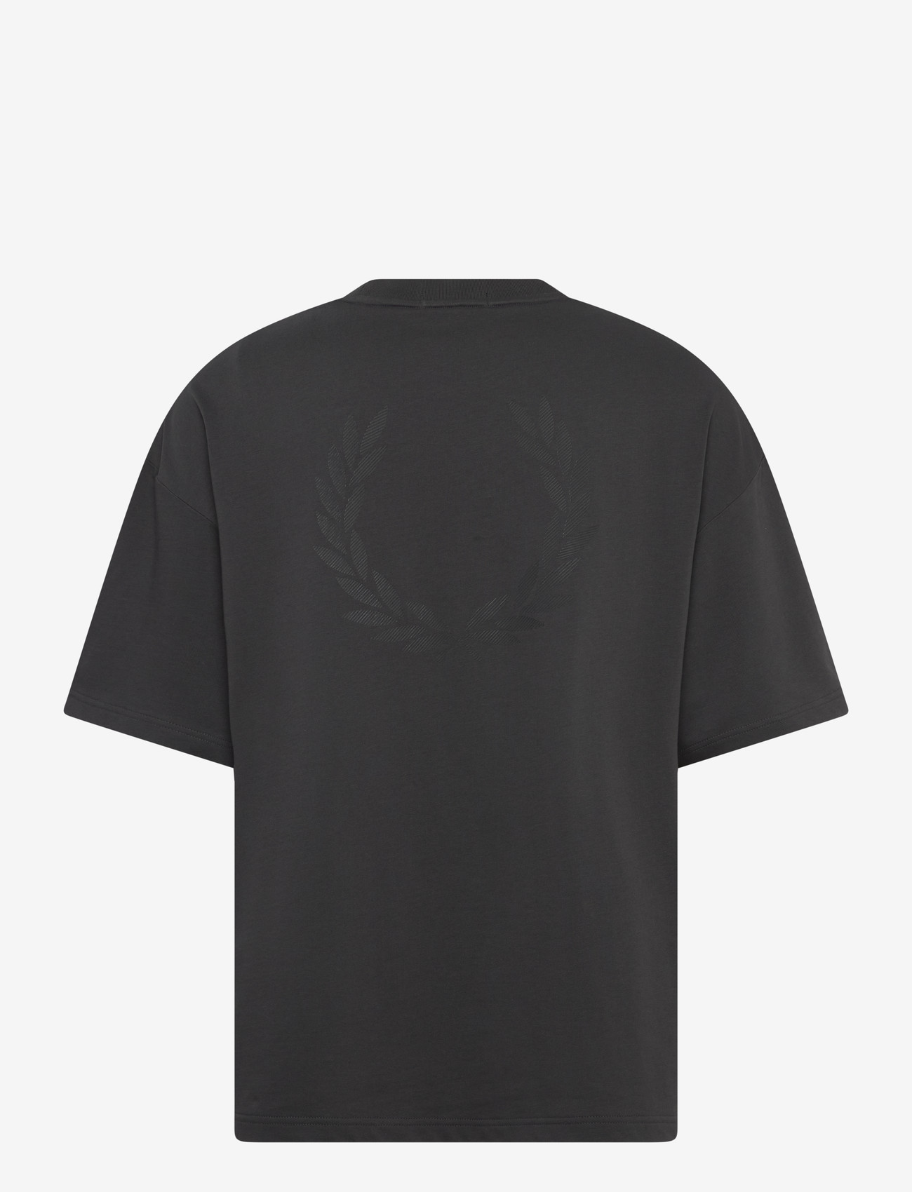 Fred Perry - BACK PRINT LAUREL WREATH TEE - kortärmade t-shirts - anchor grey - 2