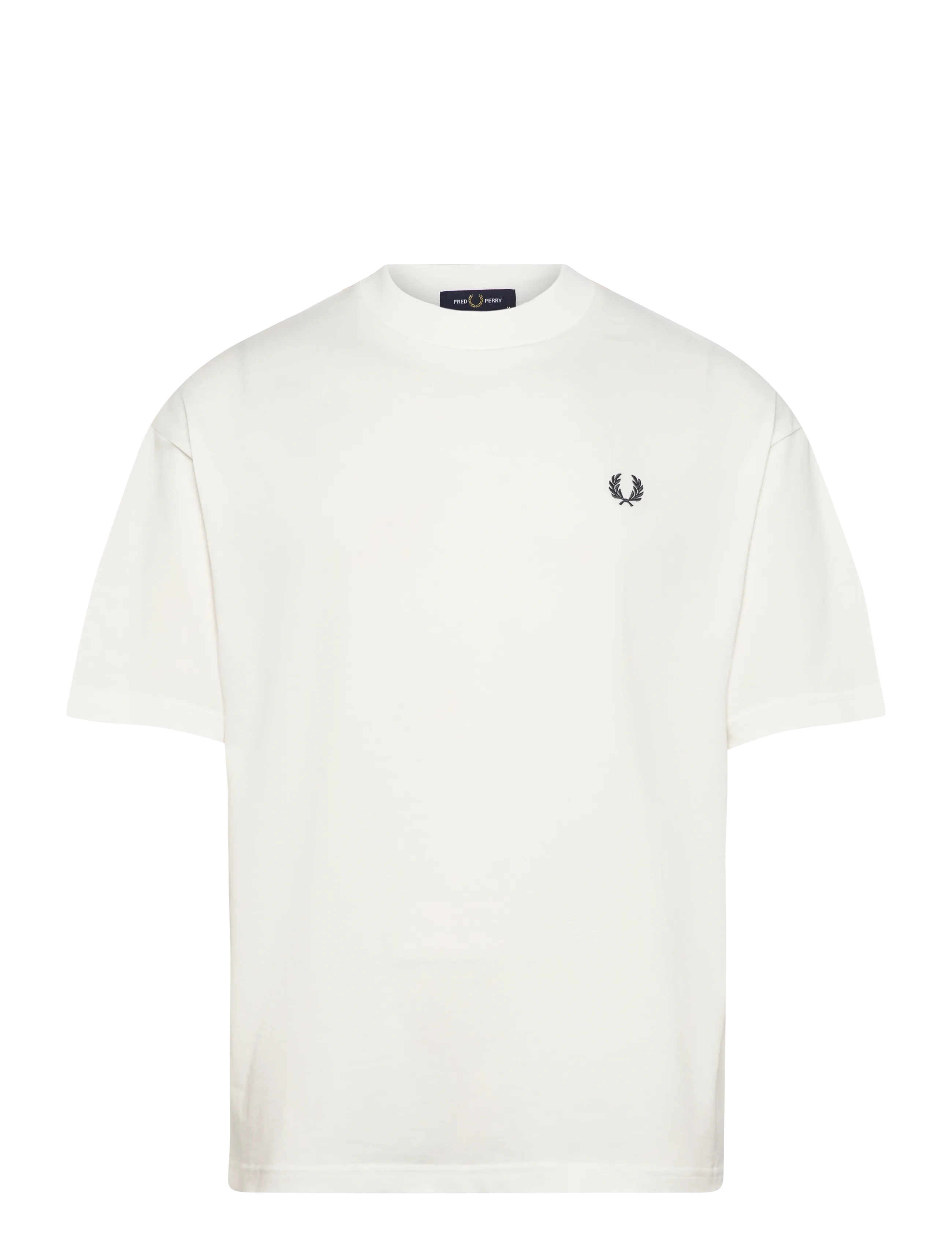 Fred Perry BACK PRINT LAUREL WREATH TEE - T-särgid - SNOW WHITE / white