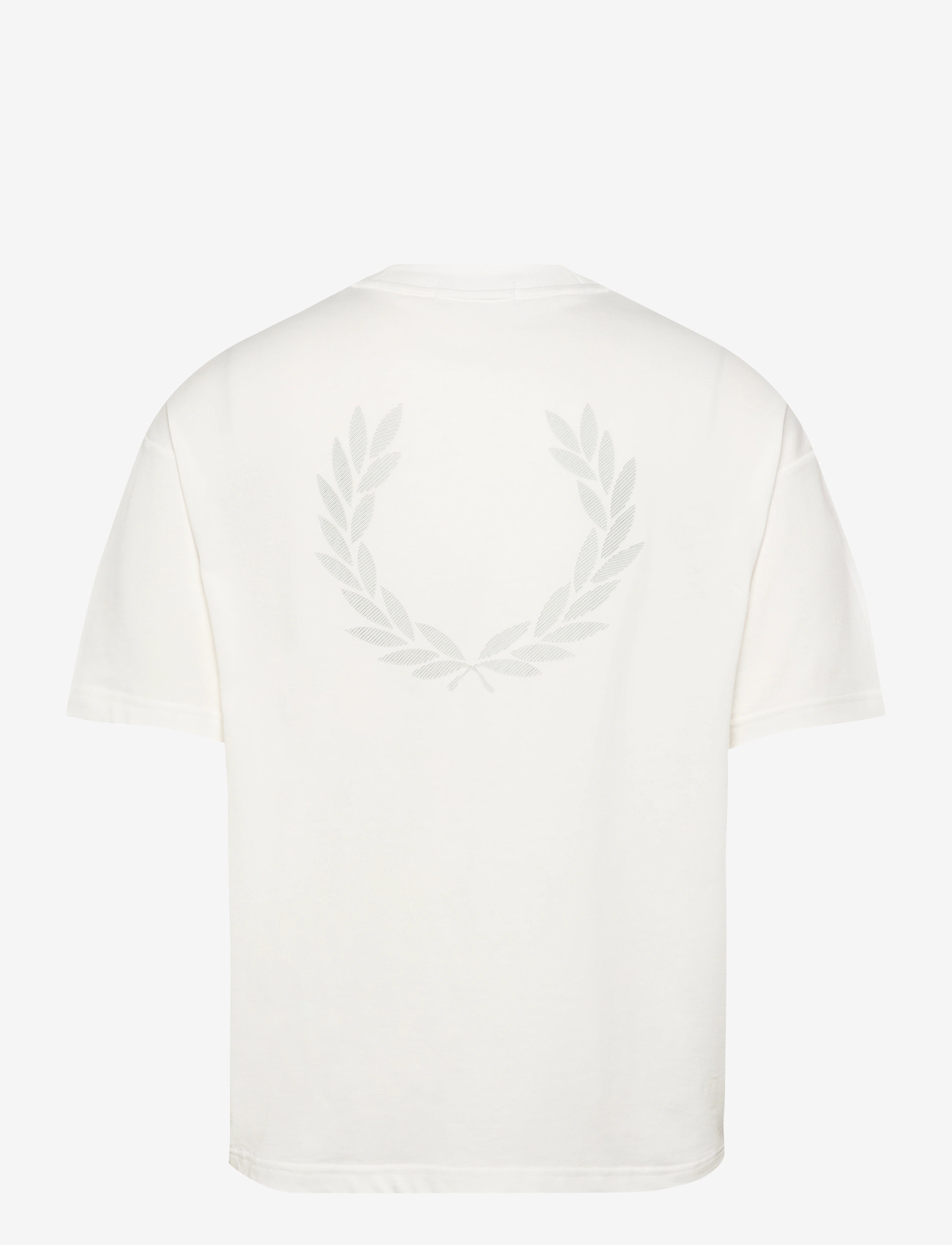 Fred Perry - BACK PRINT LAUREL WREATH TEE - kurzärmelig - snow white - 2