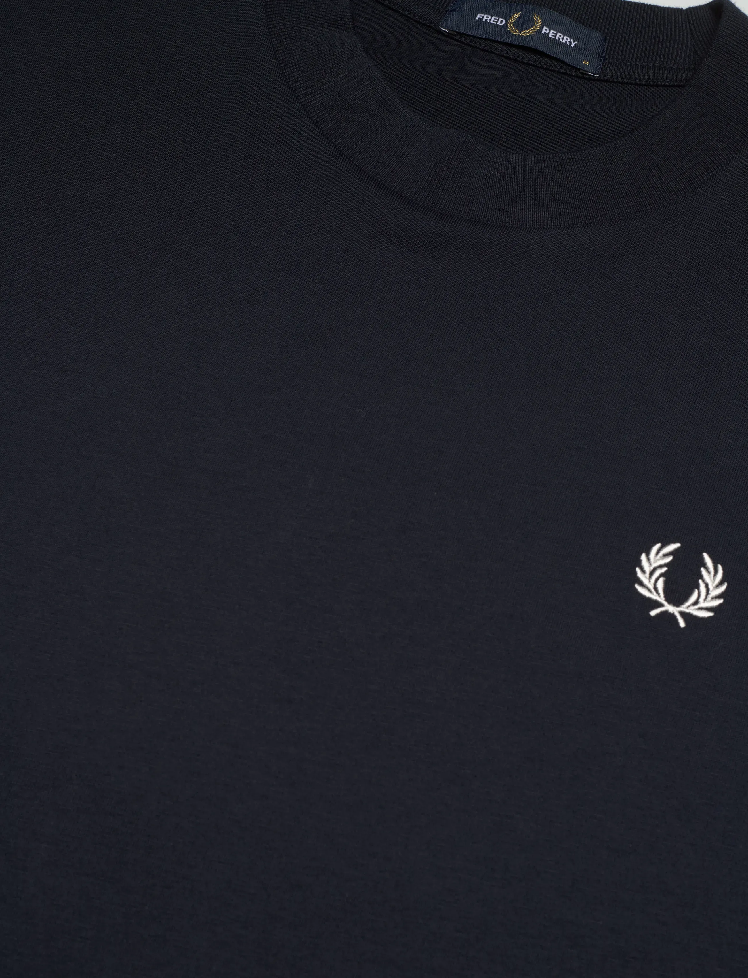 Fred Perry - BACK PRINT FRED PERRY TEXT TEE - short-sleeved t-shirts - navy - 4