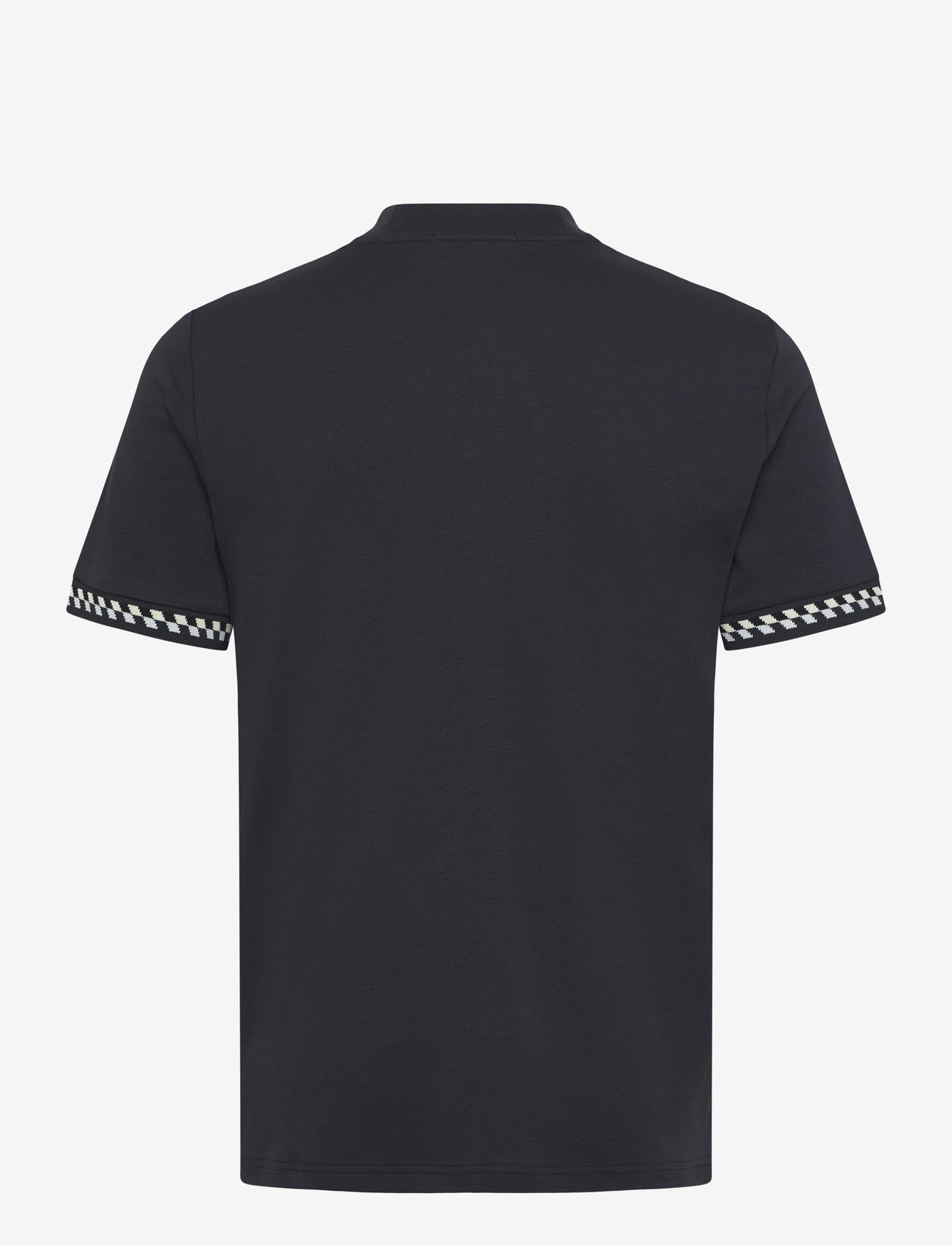 Fred Perry - JACQUARD CUFF T-SHIRT - kortärmade t-shirts - navy - 2