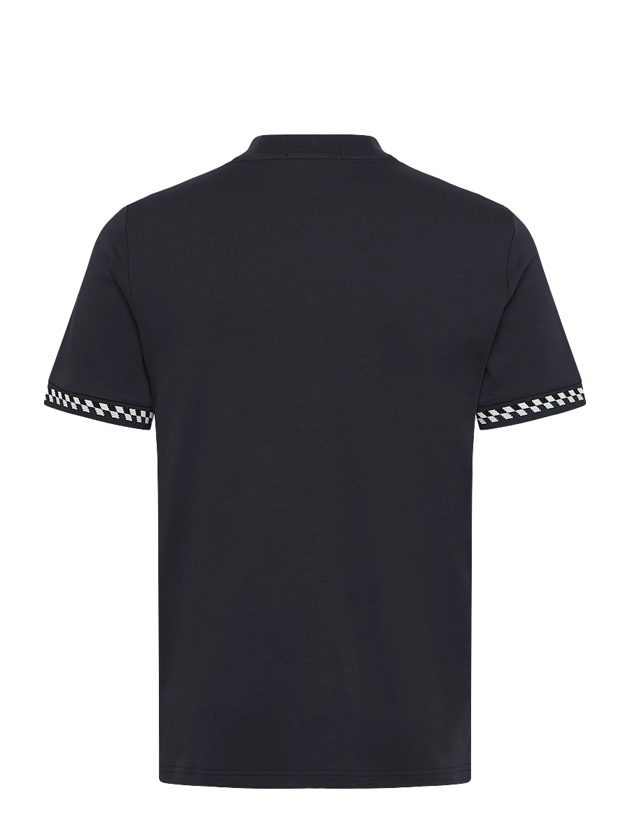 Fred Perry - JACQUARD CUFF T-SHIRT - kurzärmelig - navy - 2